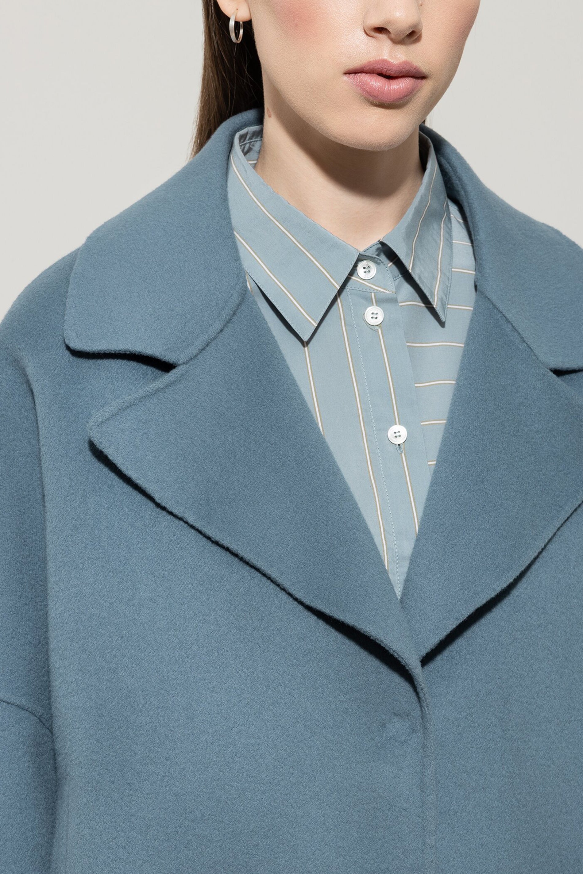 Doubleface-Cape - greyish blue - Standard | Model Detail