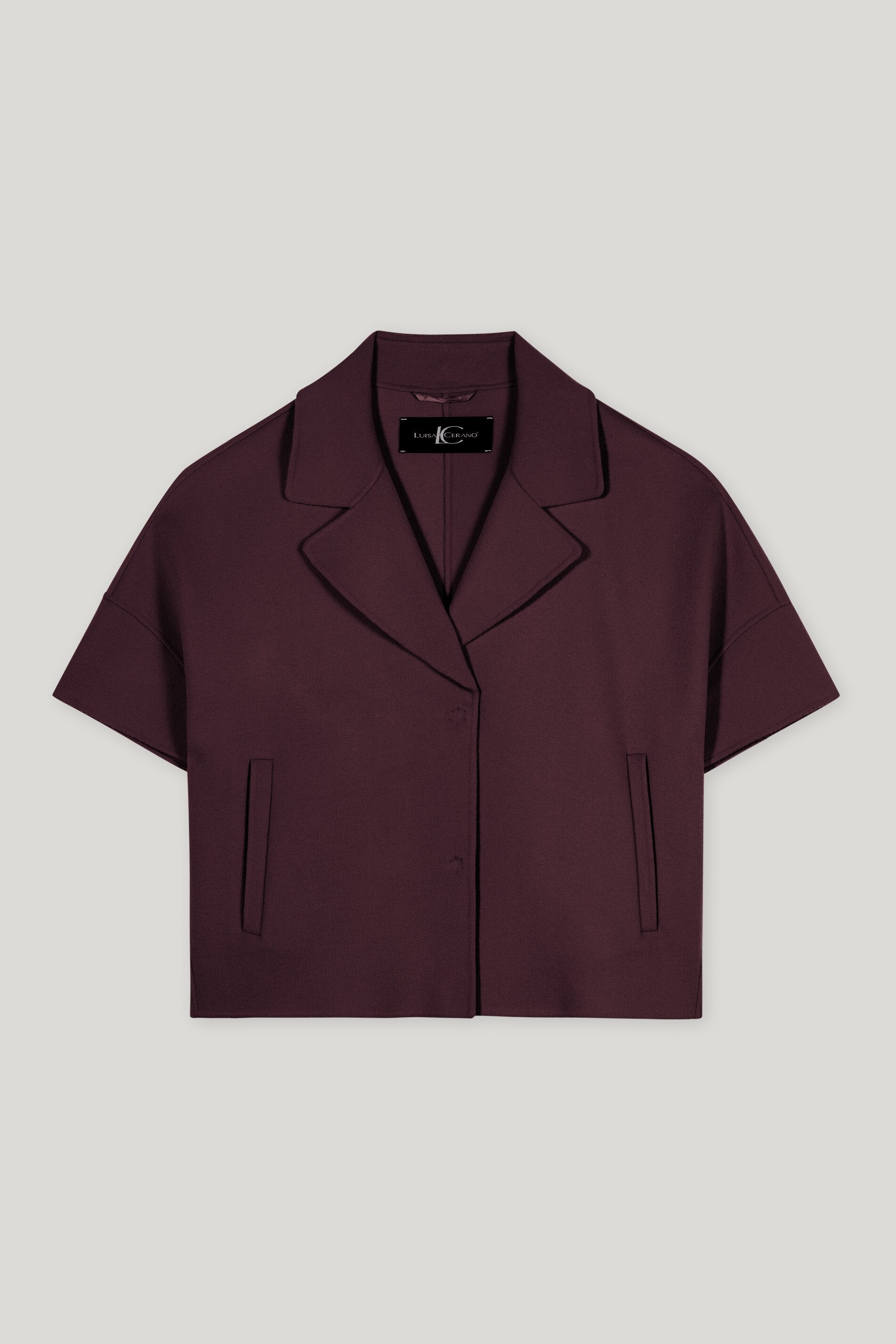 Doubleface-Cape - burgundy - Standard | Artikel Front