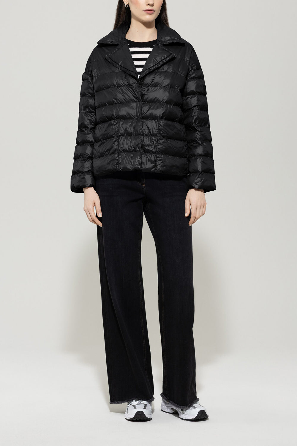 Outdoor-Steppjacke - deep black - Standard
