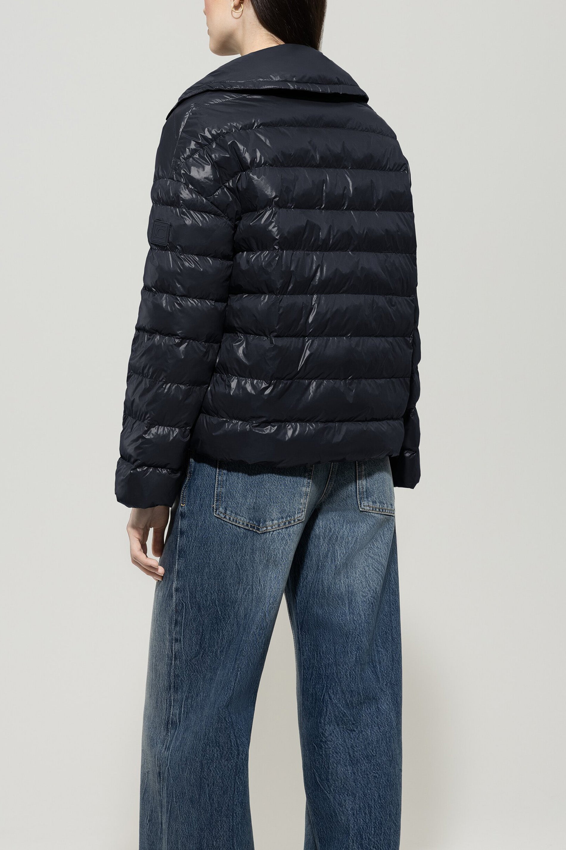 Outdoor-Steppjacke - dark blue - Standard | Model Rück