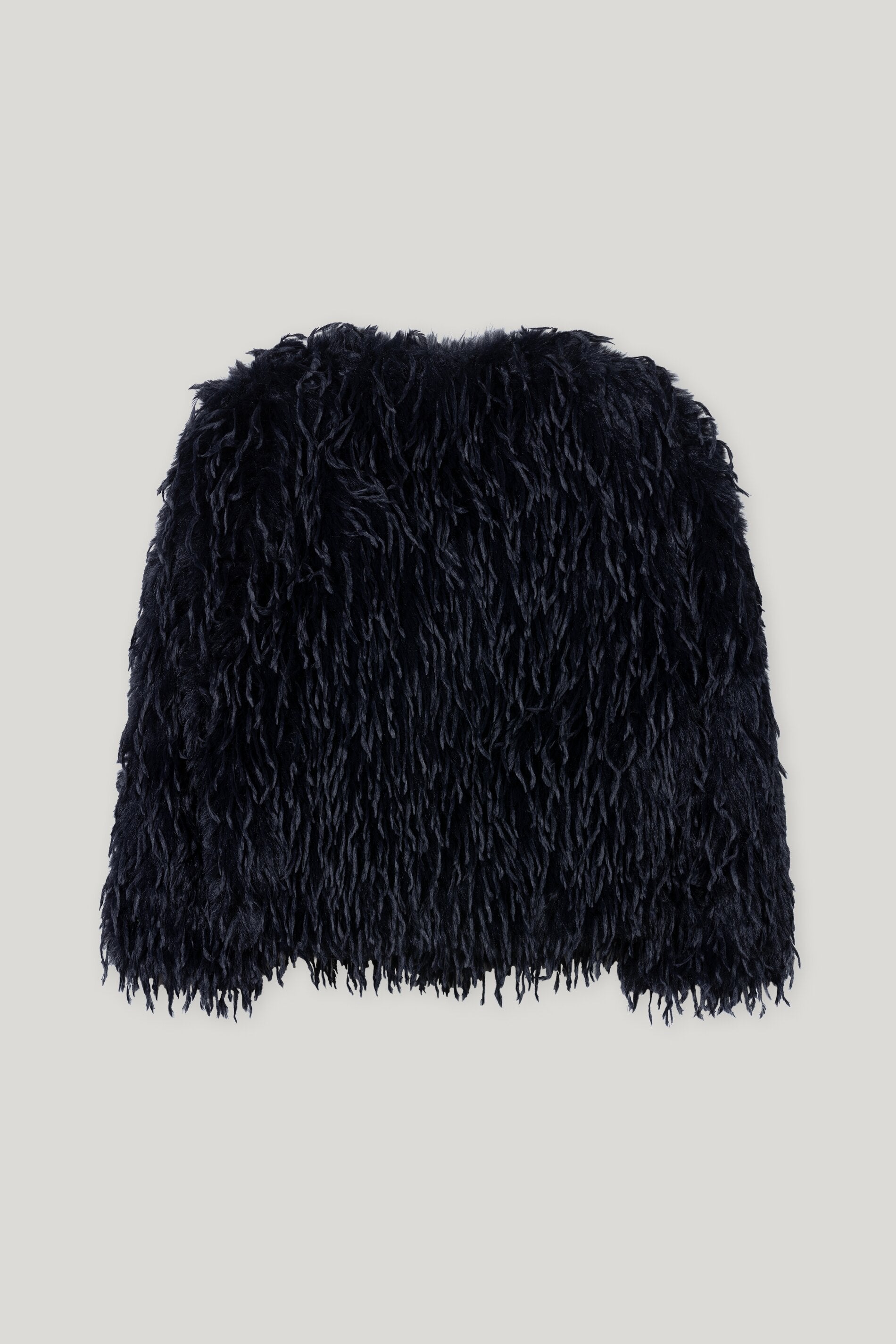 Jacke in Fell-Optik - dark blue - Standard | Artikel Rück