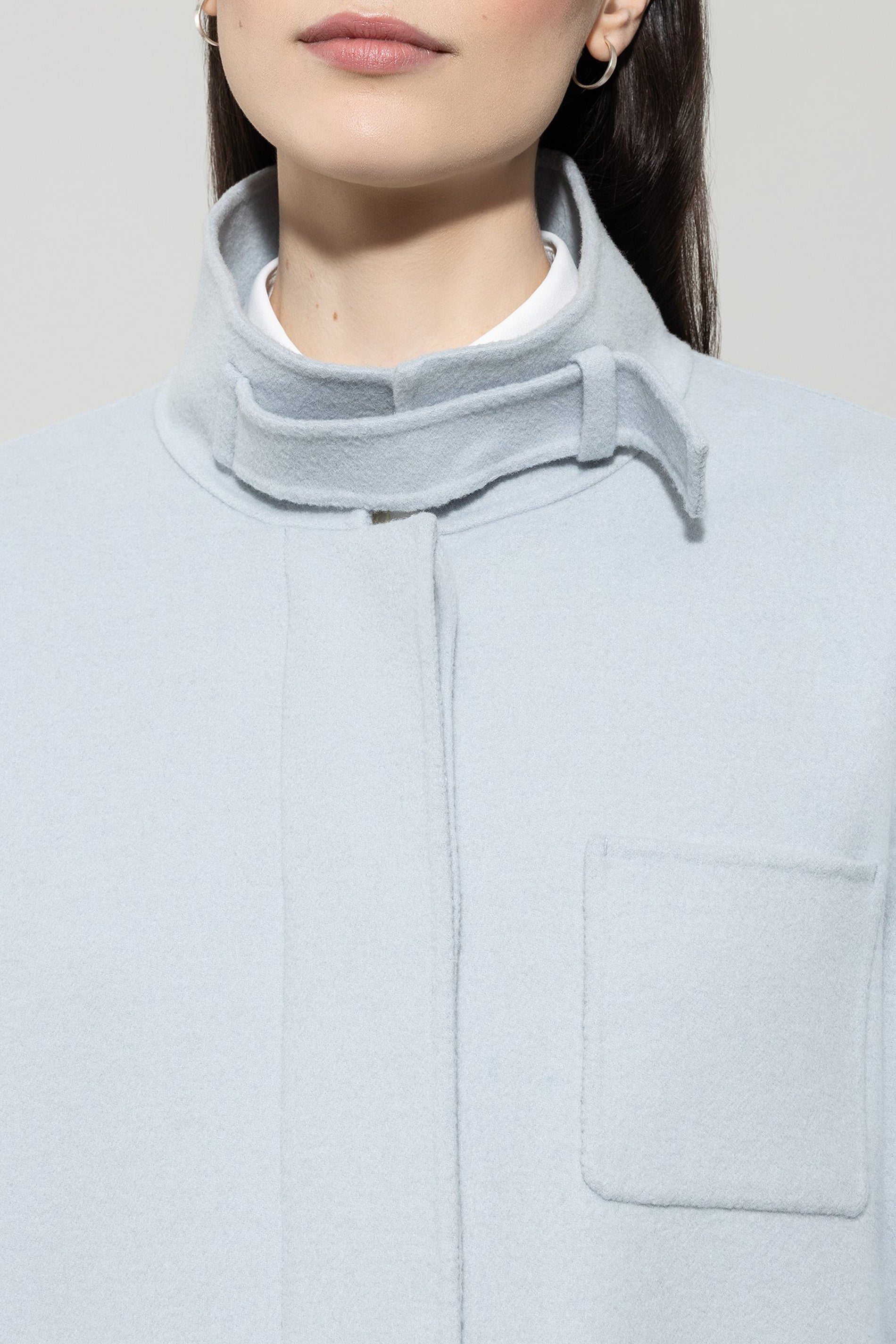 Doubleface-Hemdjacke - light blue - Standard | Model Detail