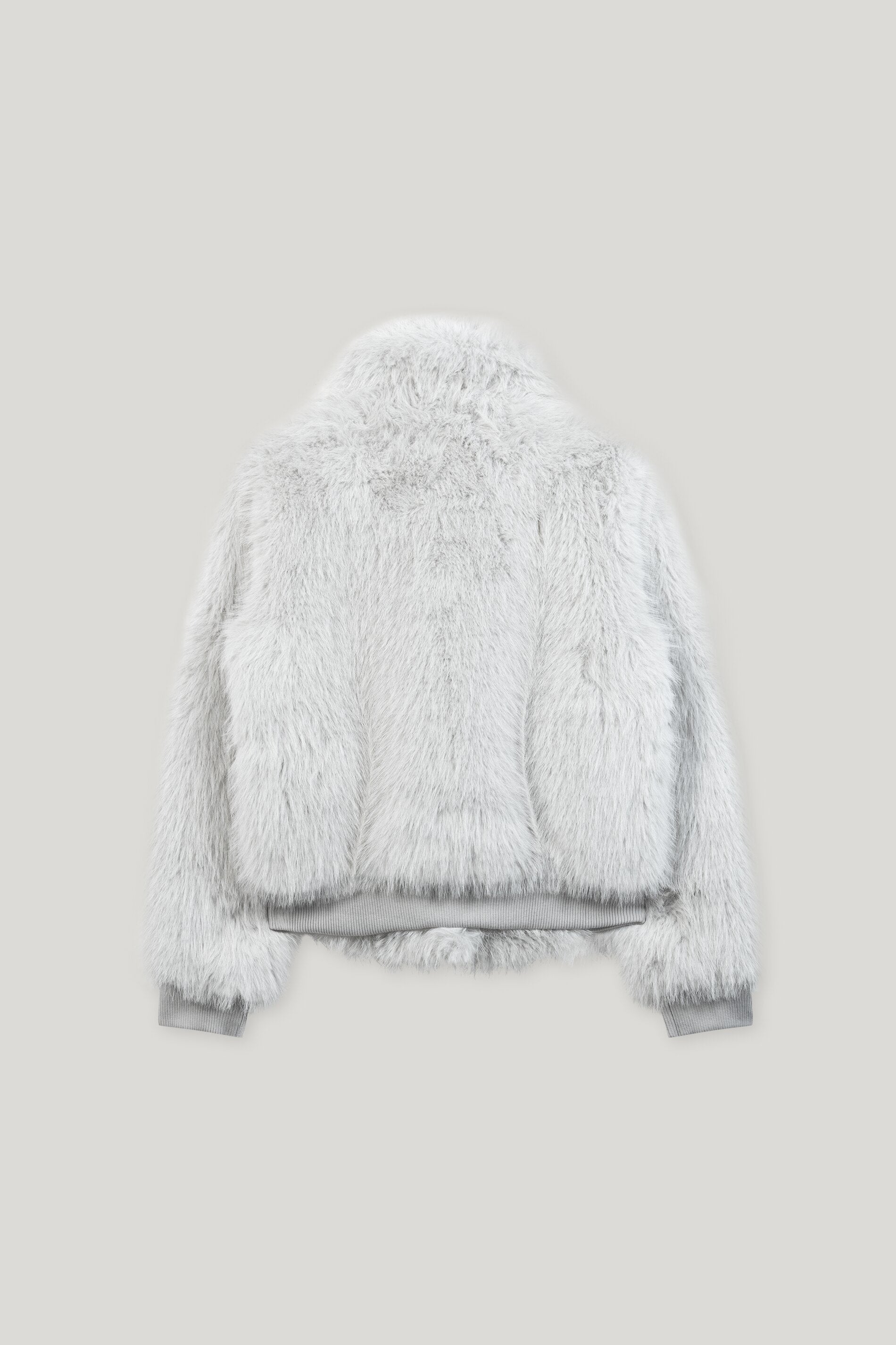 Blouson in Fell-Optik - urban grey - Standard | Artikel Rück