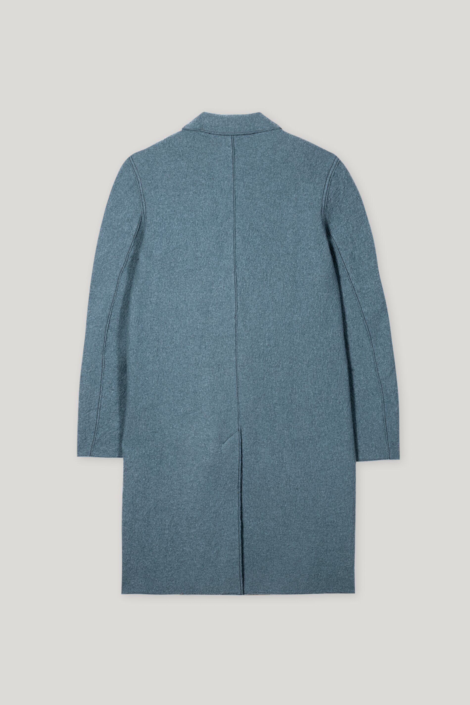 Woll-Blazermantel - greyish blue - Standard | Artikel Rück