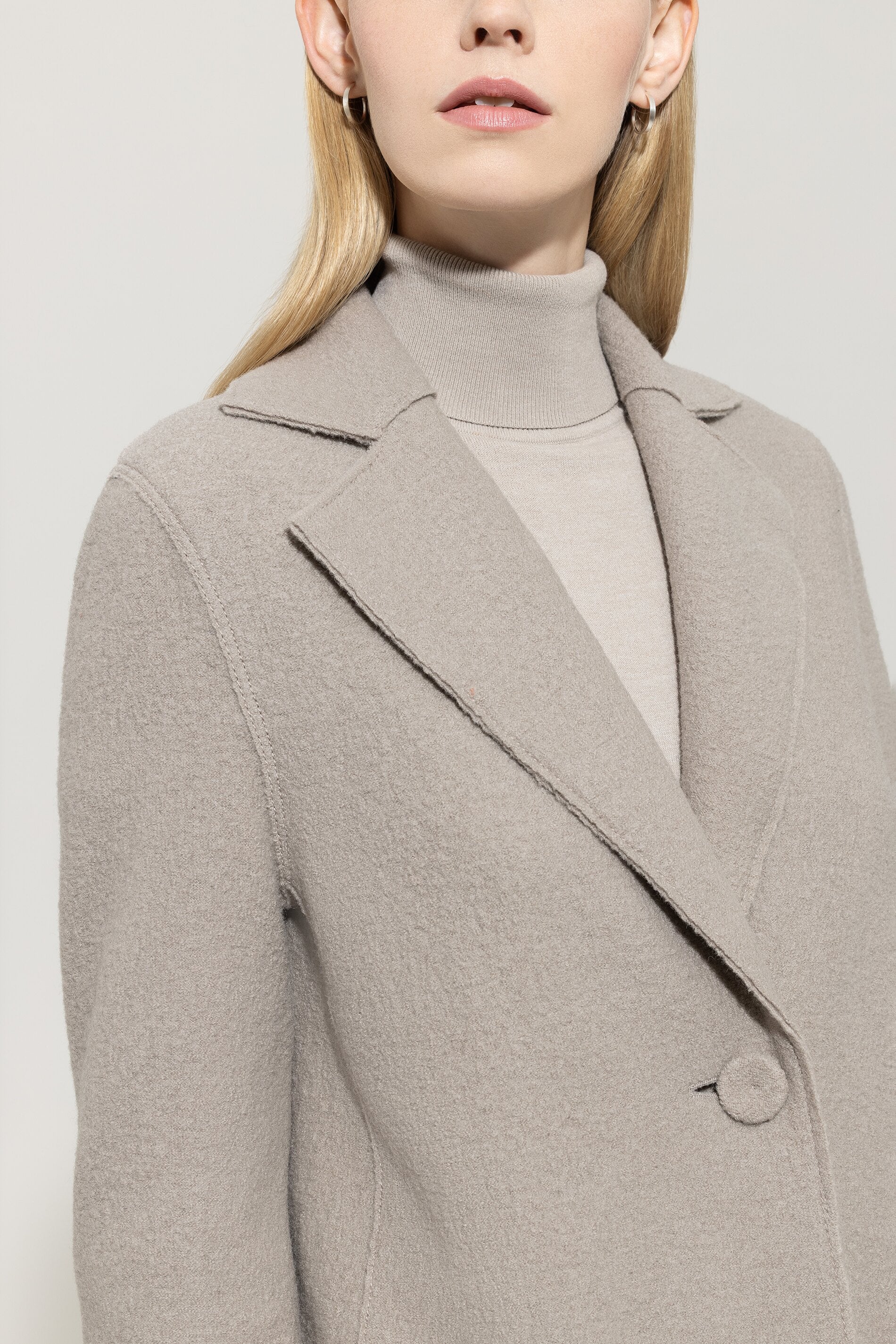 Woll-Blazermantel - oyster - Standard | Model Detail