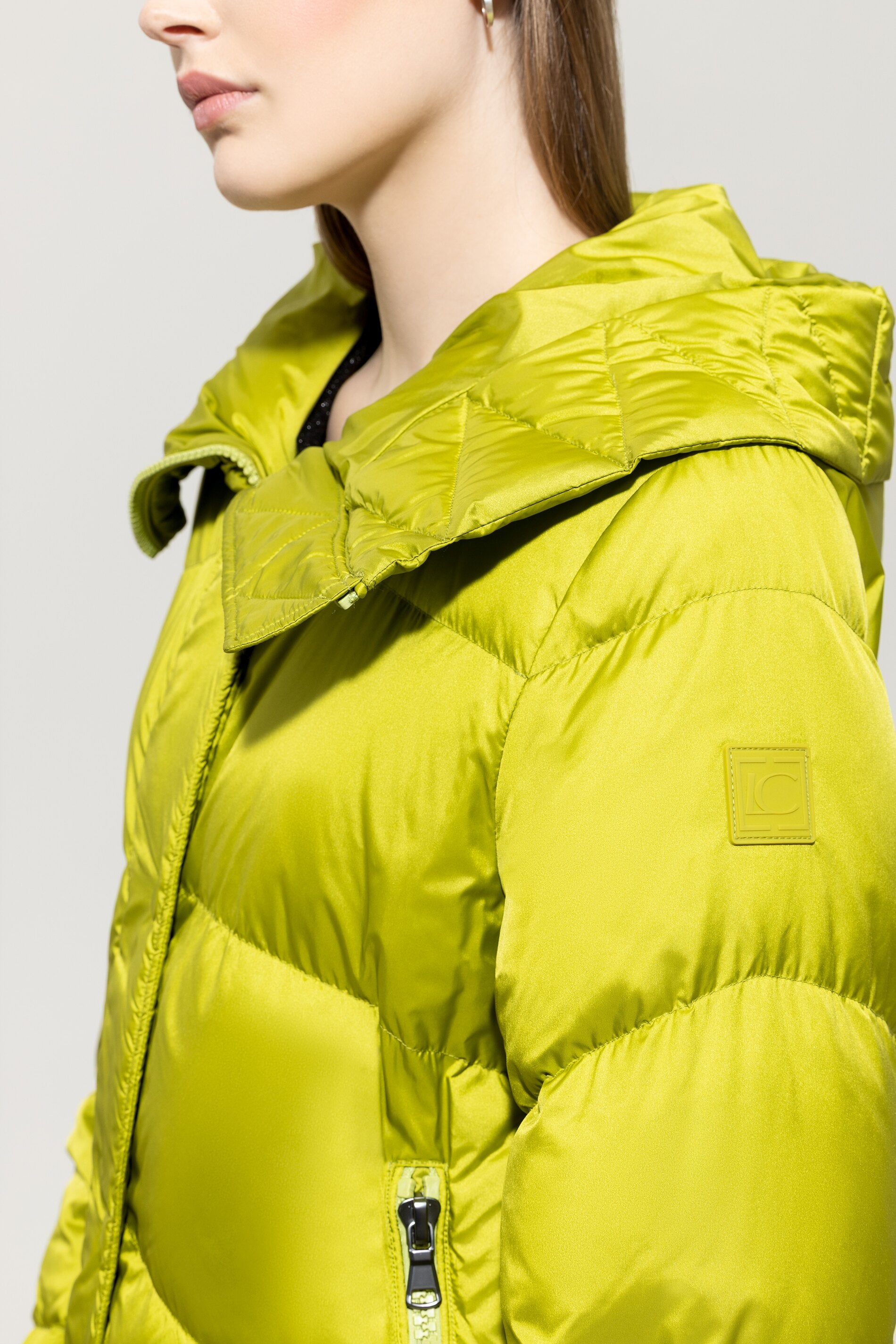 Outdoor-Daunenmantel - acid green - Standard | Model Detail