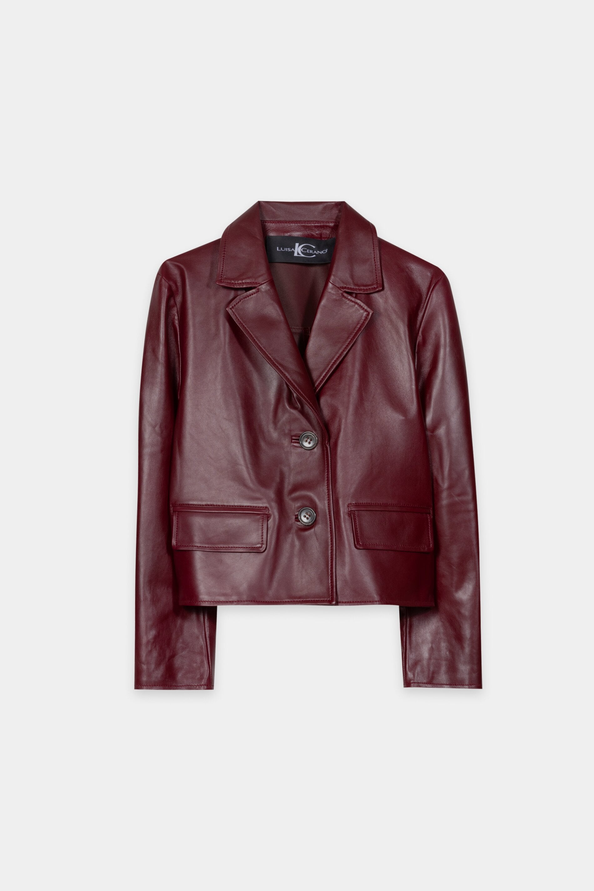 Lammnappa-Blazerjacke - barolo - Standard | Artikel Front