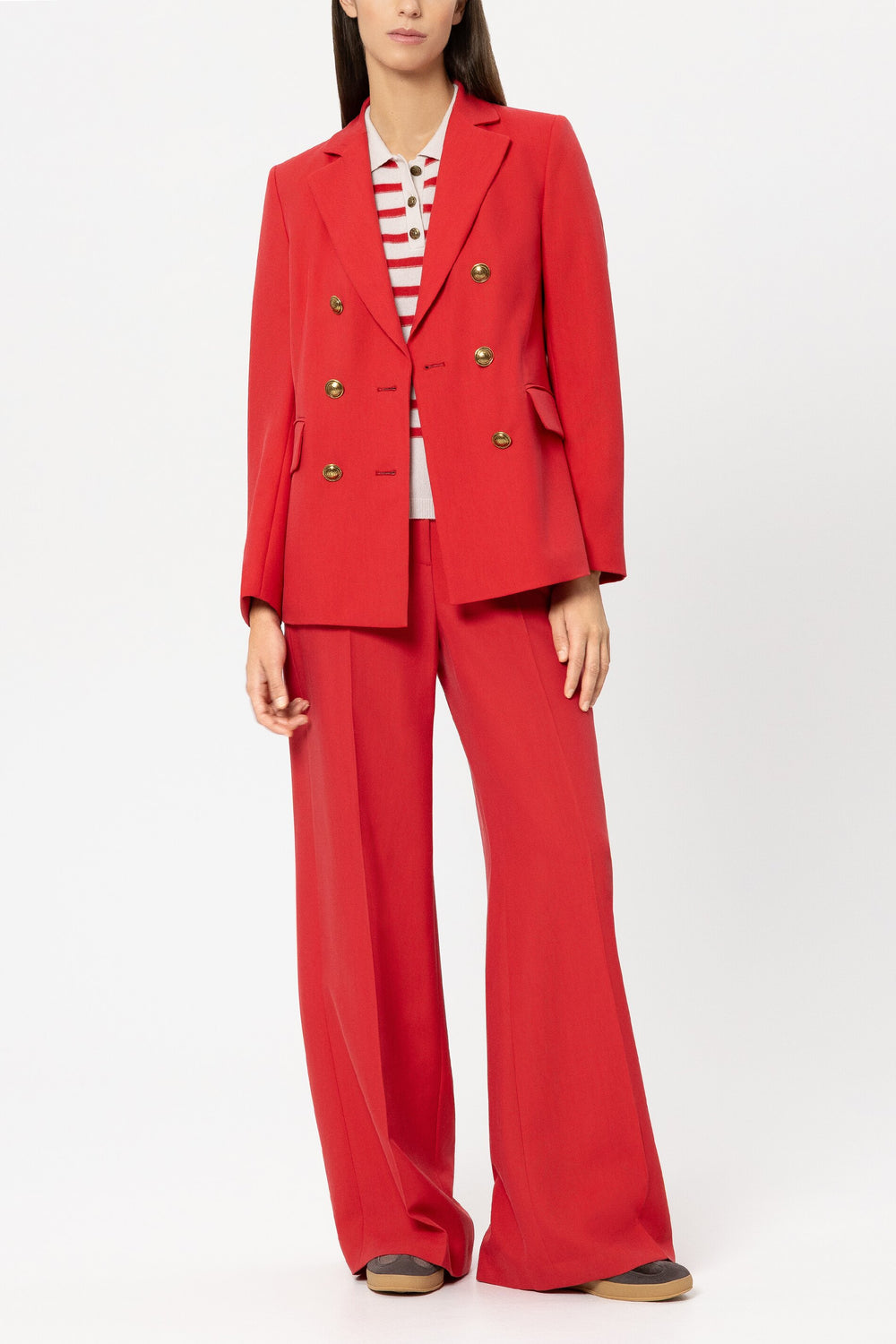 Blazer en gabardine - cherry red - Standard