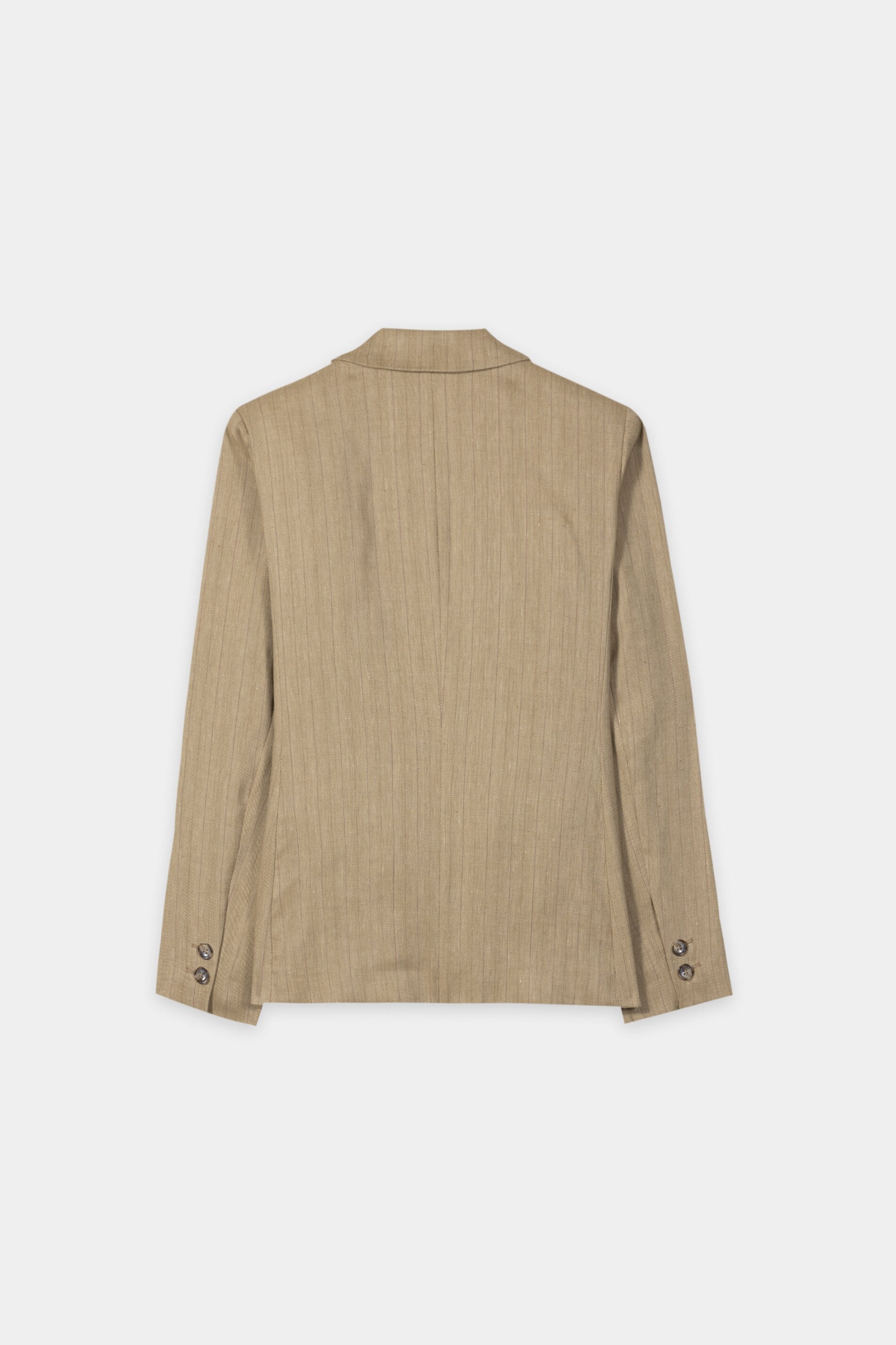 Blazer aus Leinen-Mix - sand - Standard | Artikel Rück