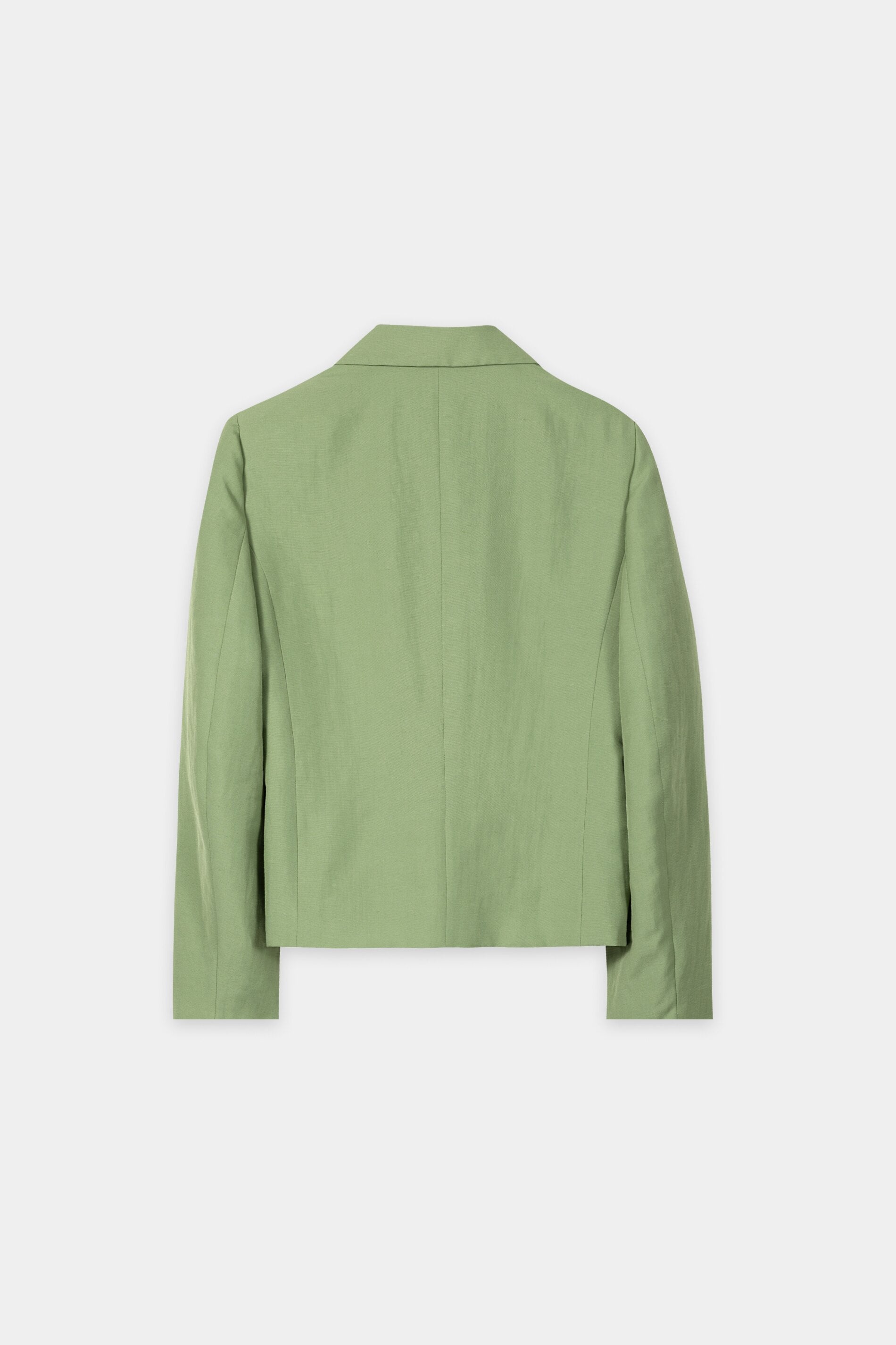 Blazer aus Leinen-Mix - moss green - Standard | Artikel Rück