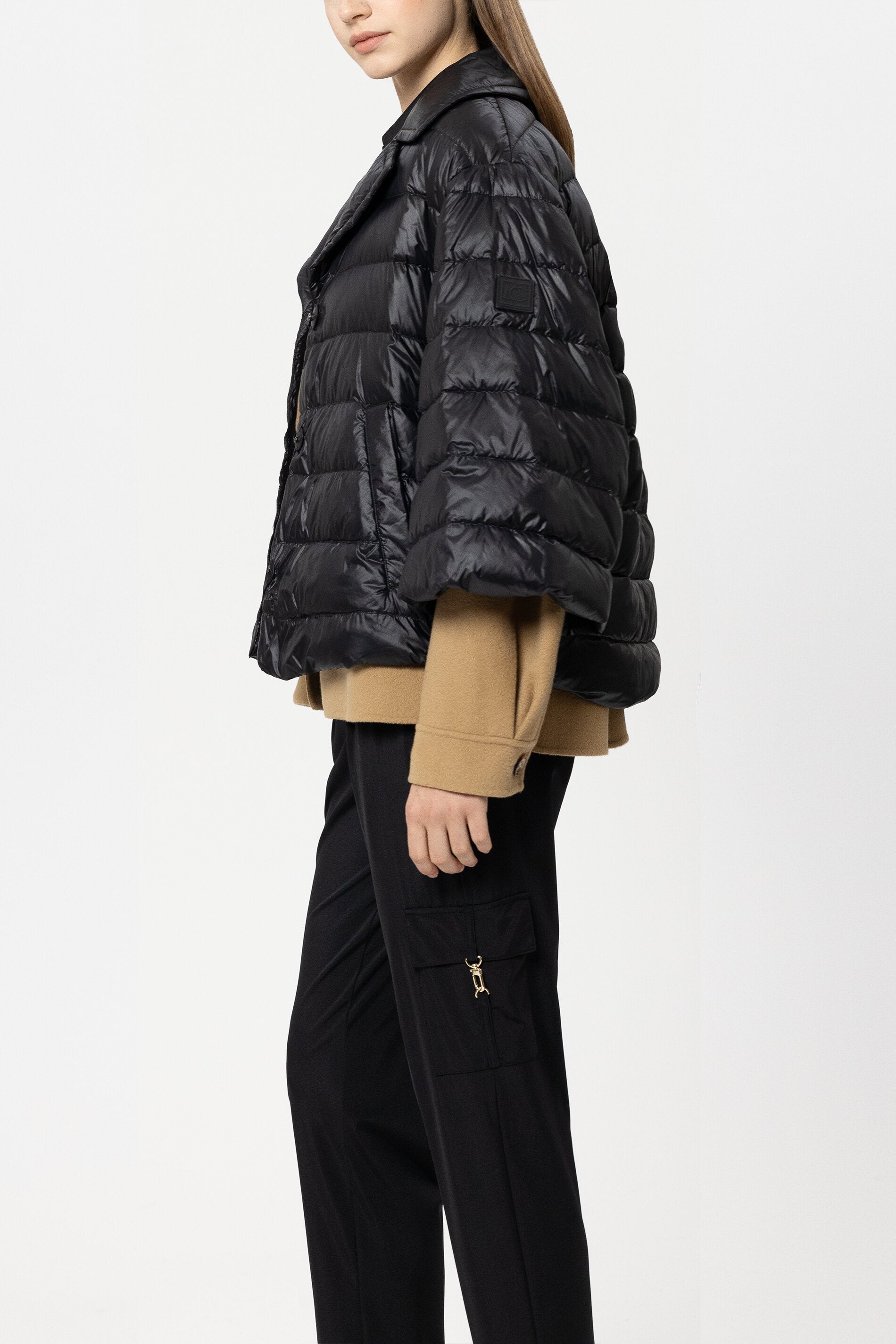 Outdoor-Capejacke - black - Standard | Model Seite