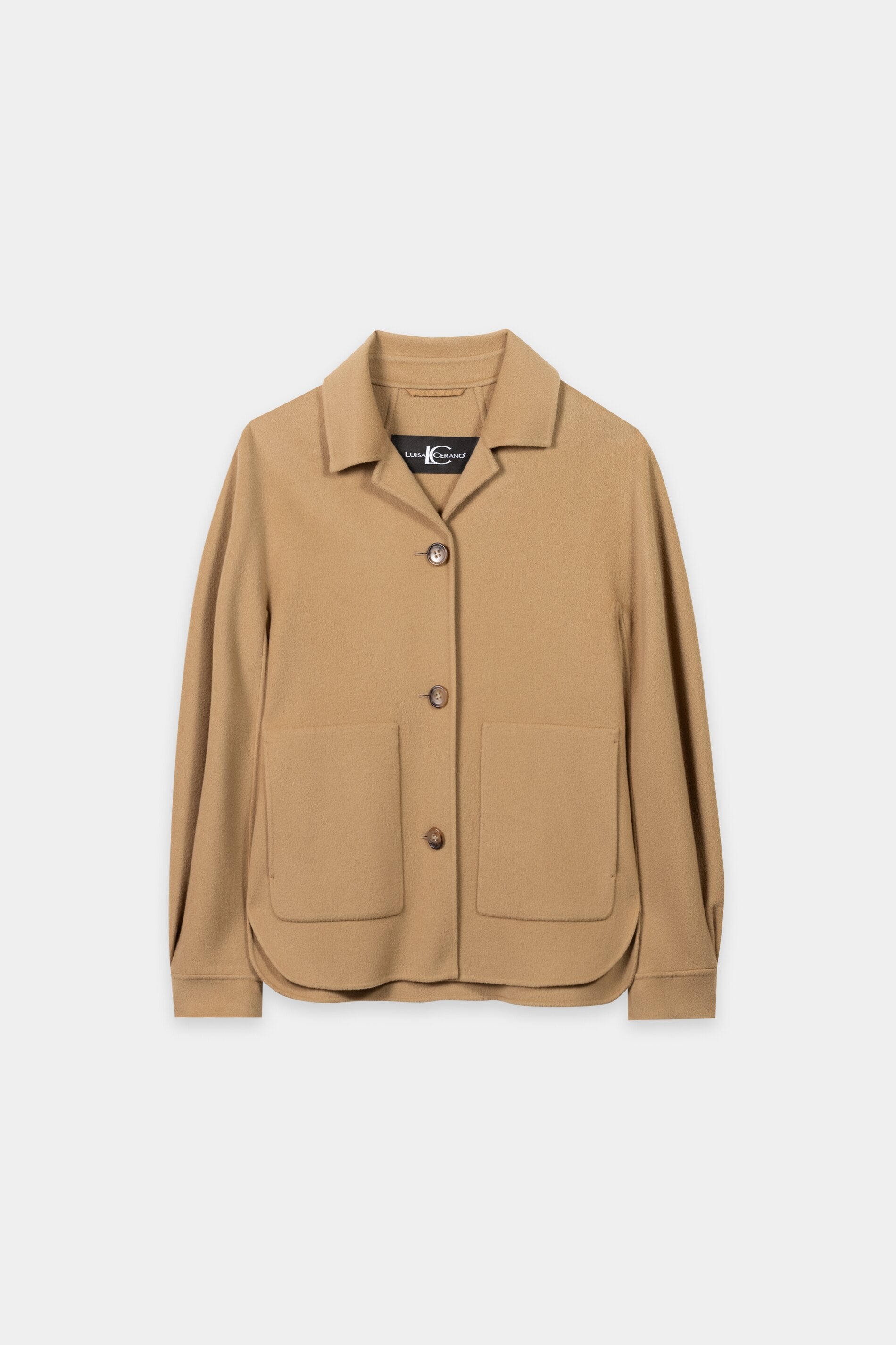 Doubleface-Hemdjacke - golden camel - Standard | Artikel Front