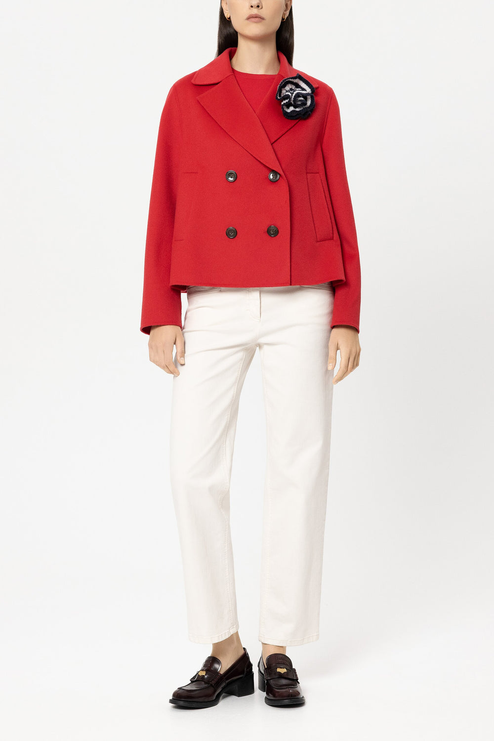 Doubleface-Cabanjacke - cherry red - Standard