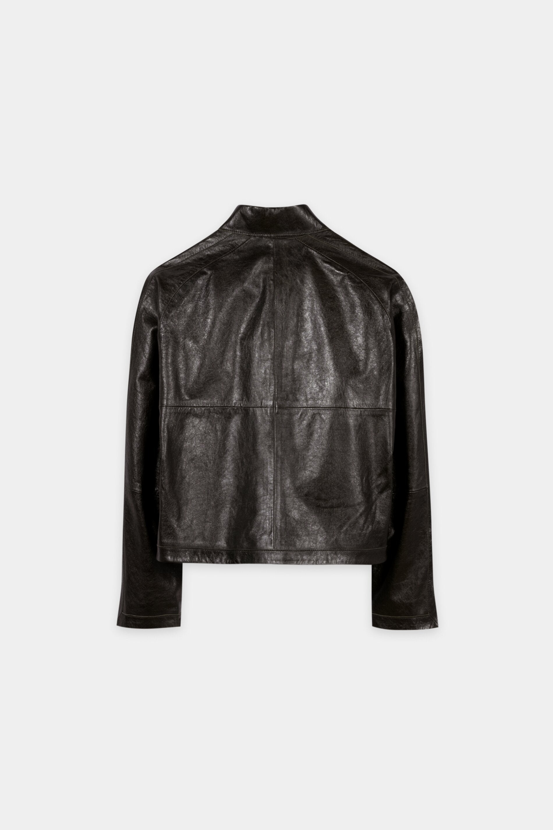Lammnappa-Lederjacke - truffle - Standard | Artikel Rück