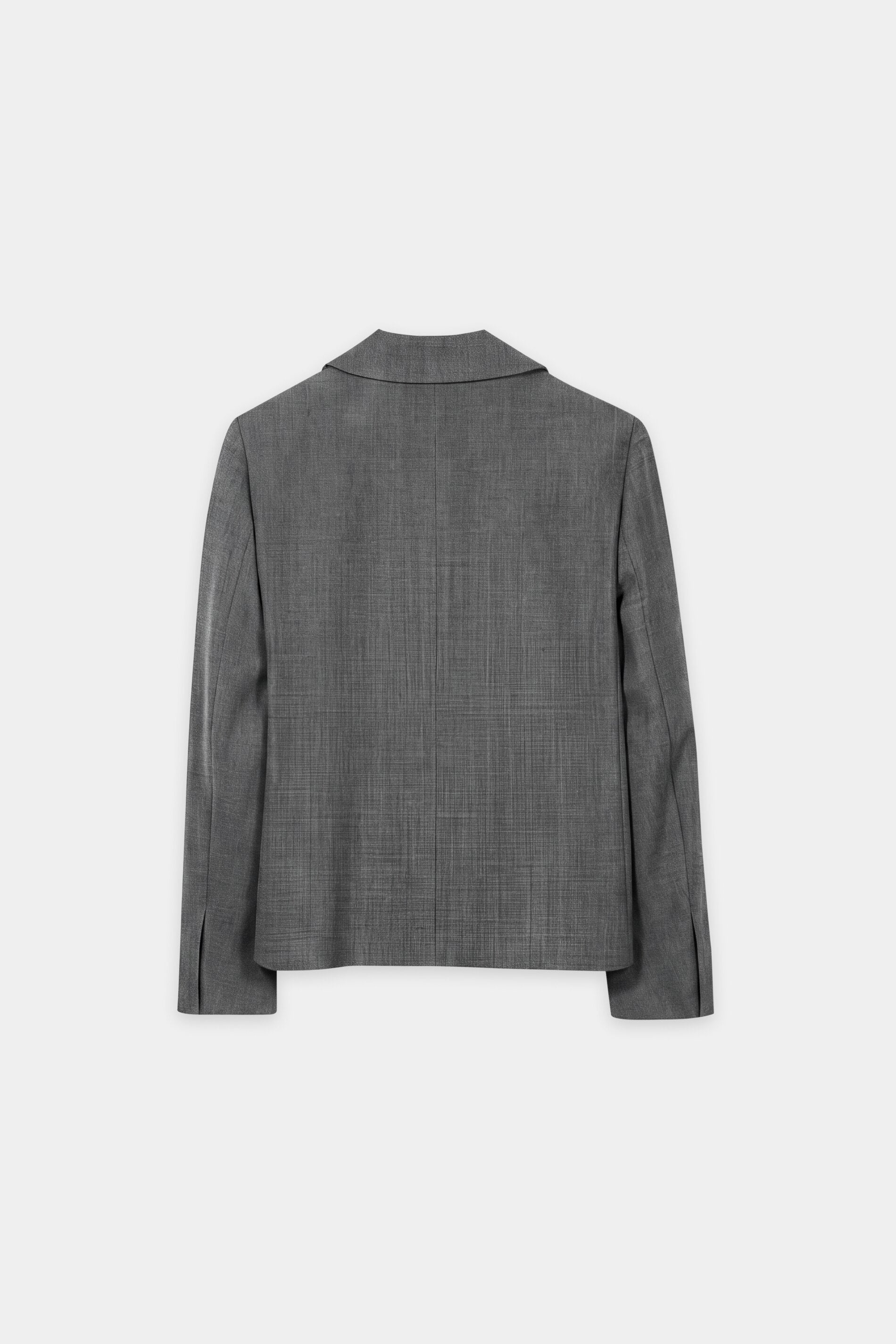 Zwei-Knopf-Blazer - heather grey - Standard | Artikel Rück