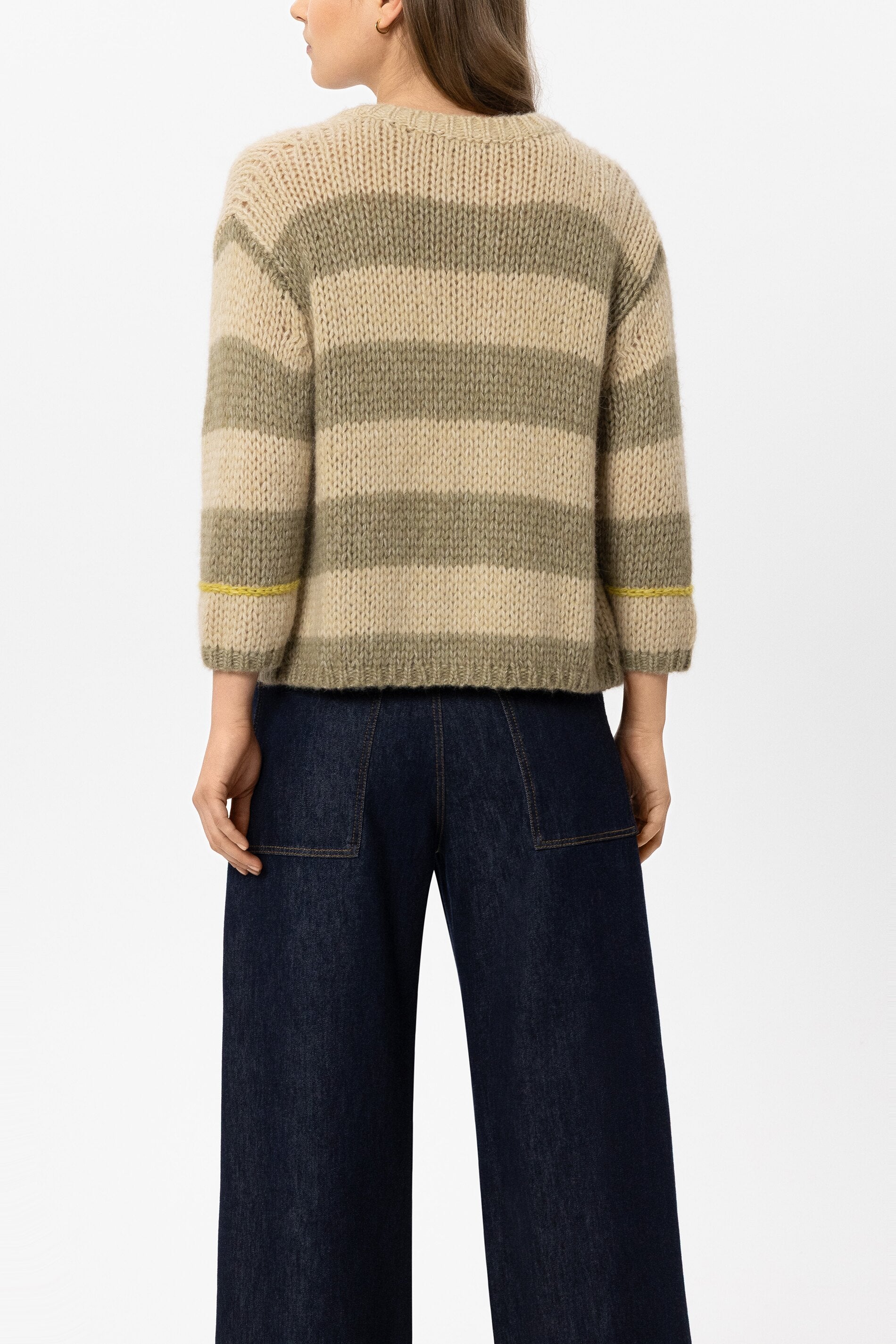 Cardigan aus Alpaka-Mix - multi - Standard | Model Rück