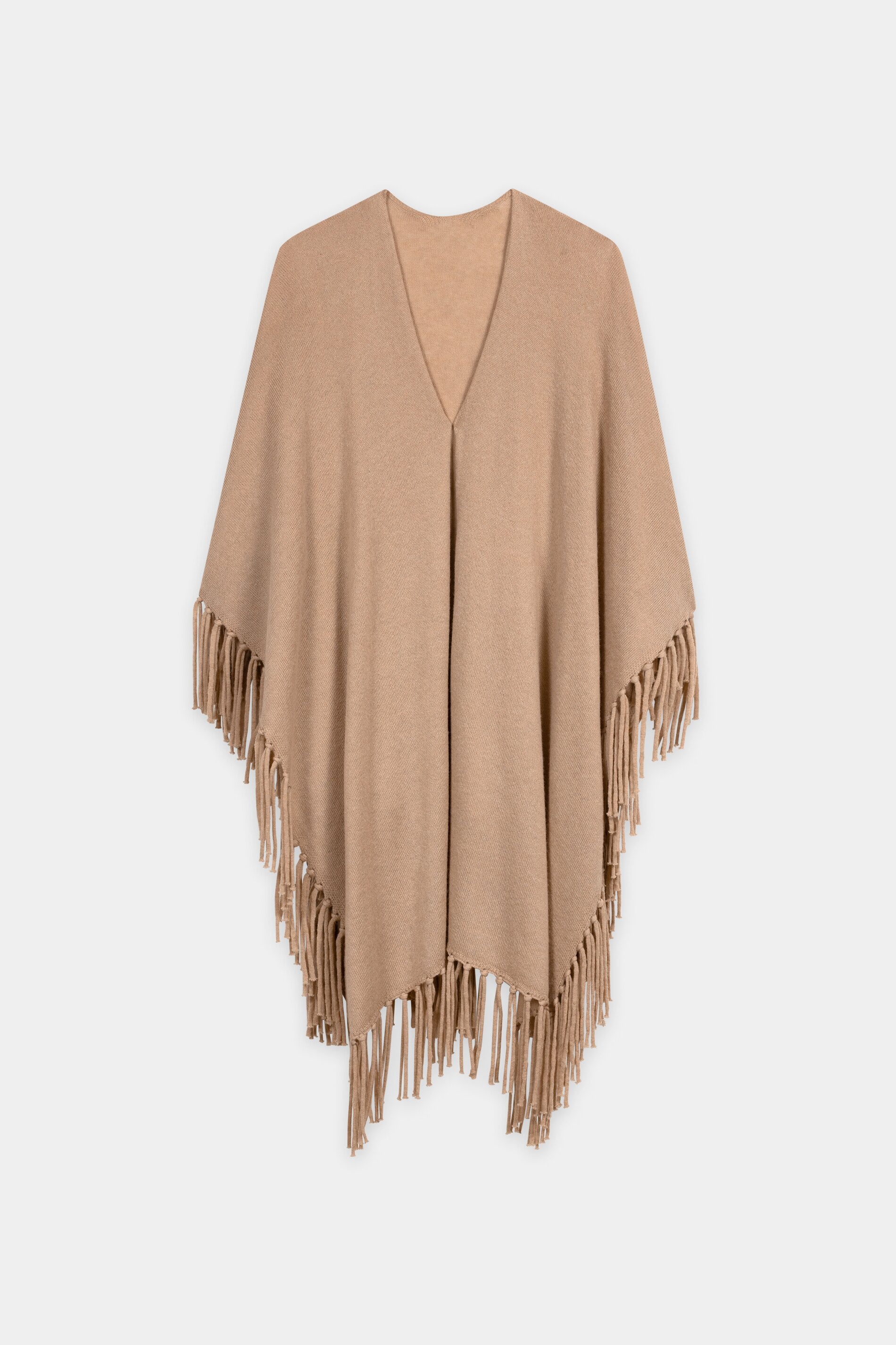Cape aus Alpaka-Mix - nude - Standard | Artikel Front