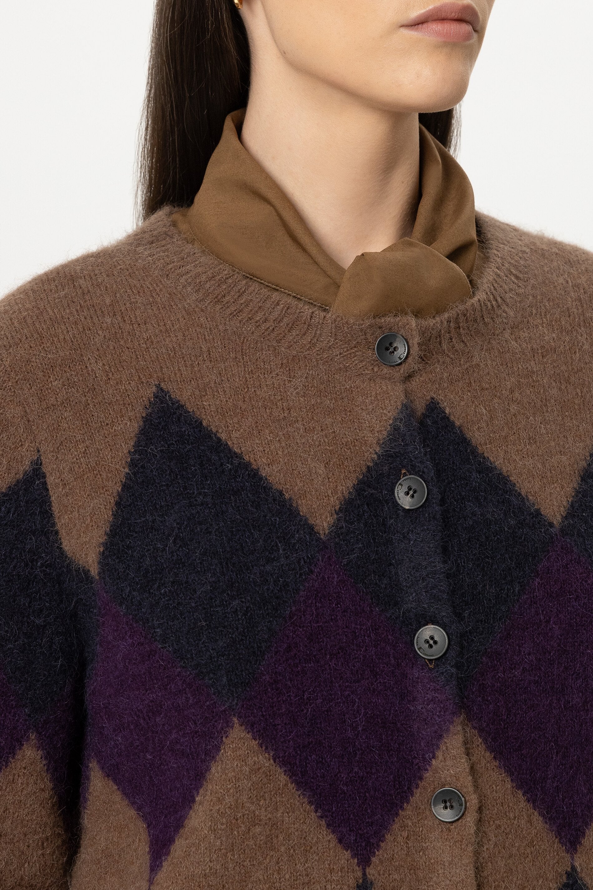 Cardigan mit Muster - multi - Standard | Model Detail