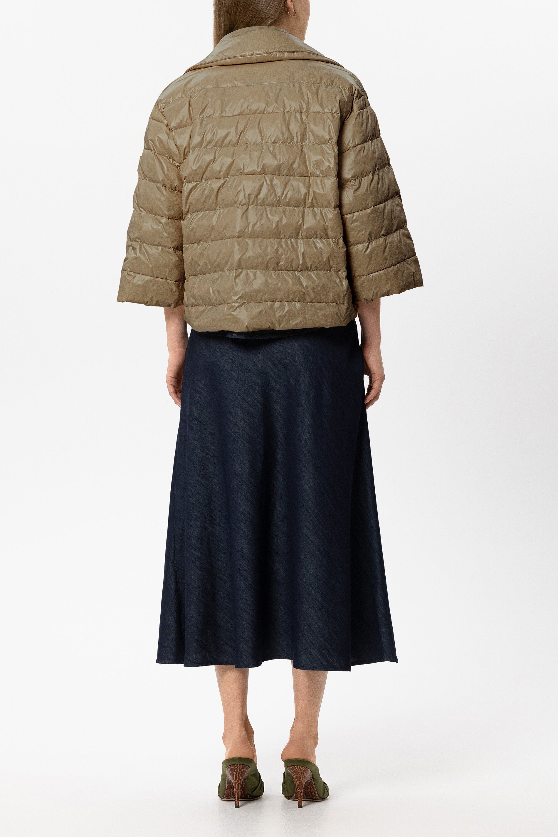 Outdoor-Capejacke - salbei - Standard | Model Rück