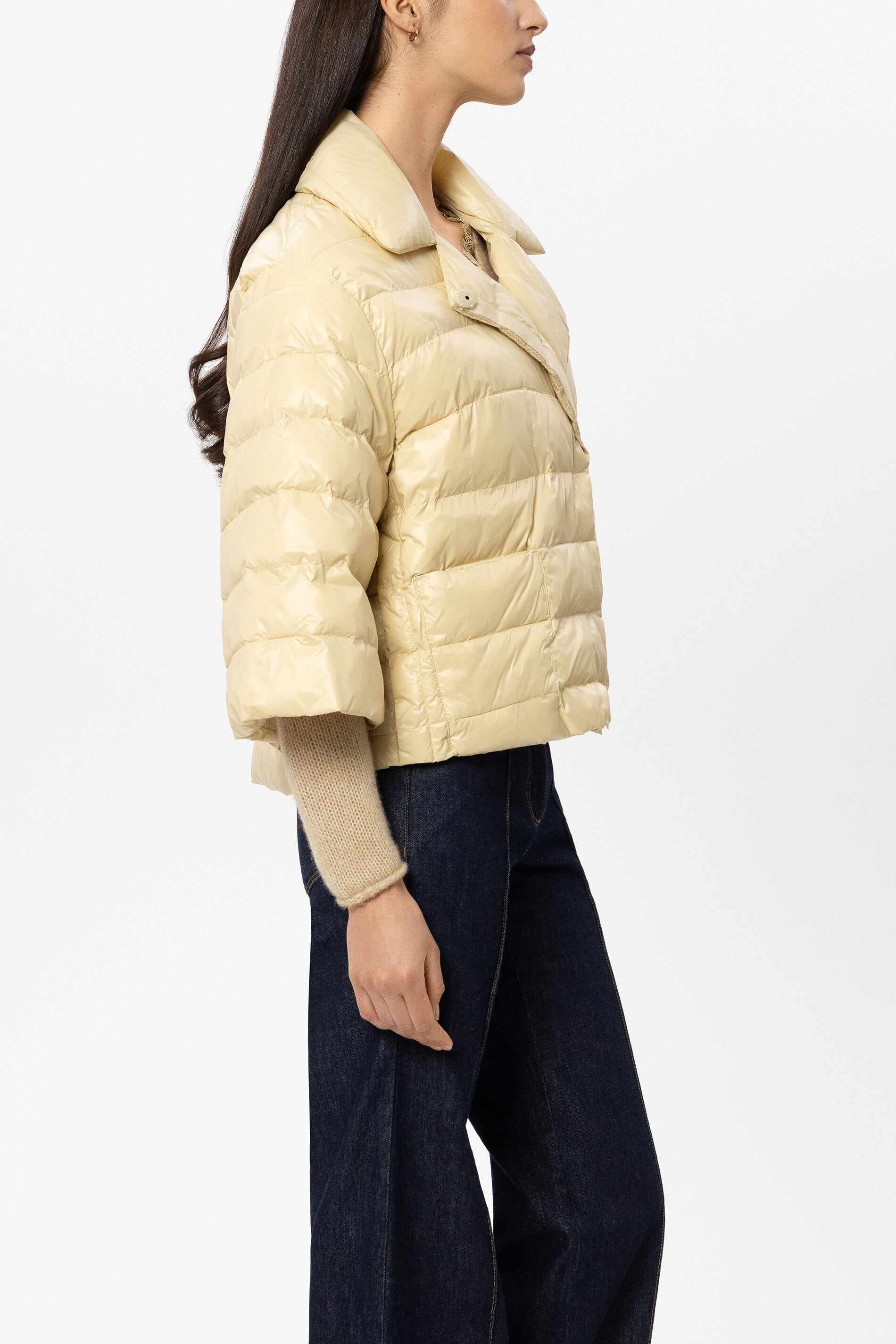 Outdoor-Capejacke - butter yellow - Standard | Model Seite