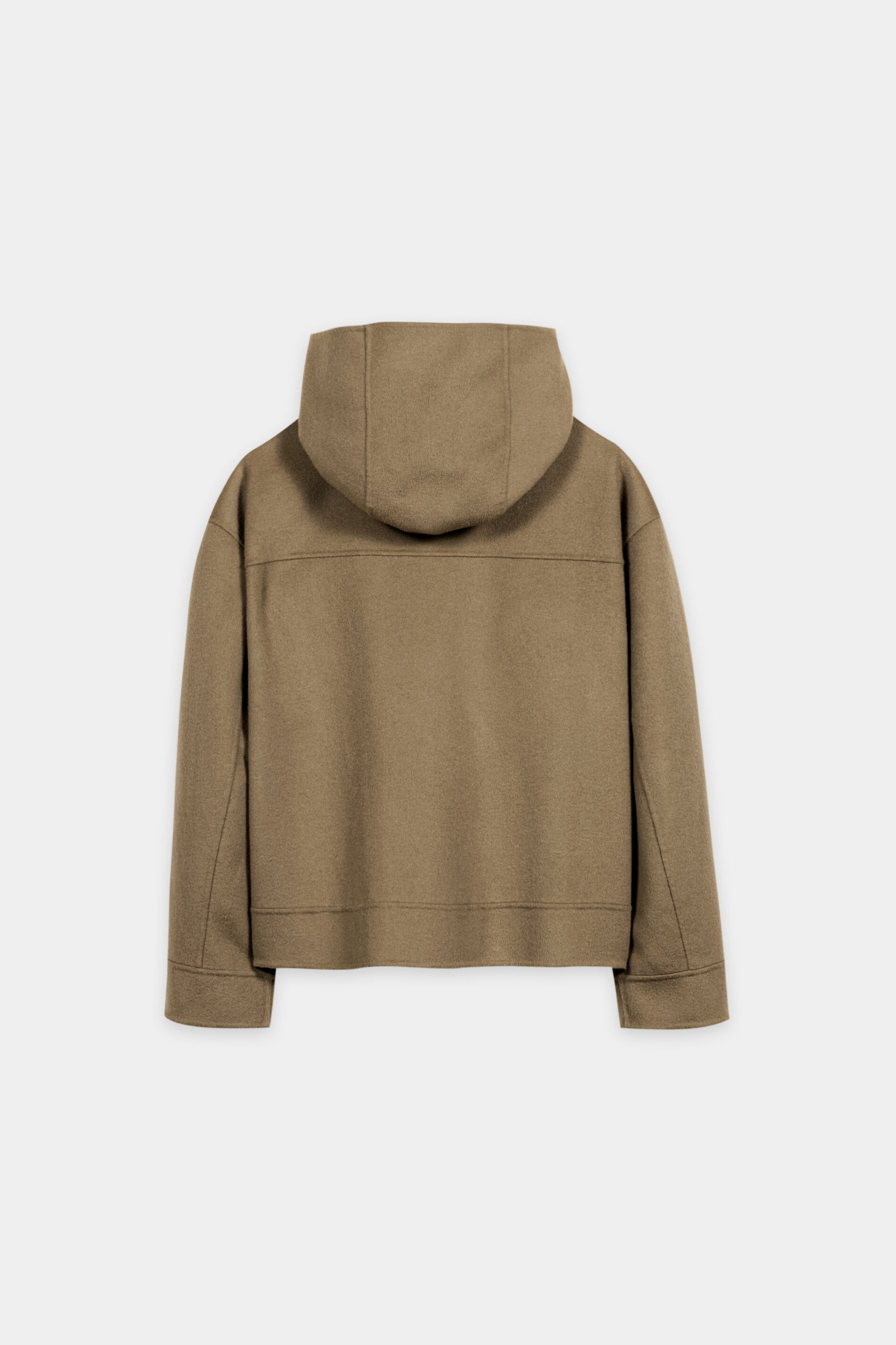 Doubleface-Jacke mit Kapuze - salbei - Standard | Artikel Rück