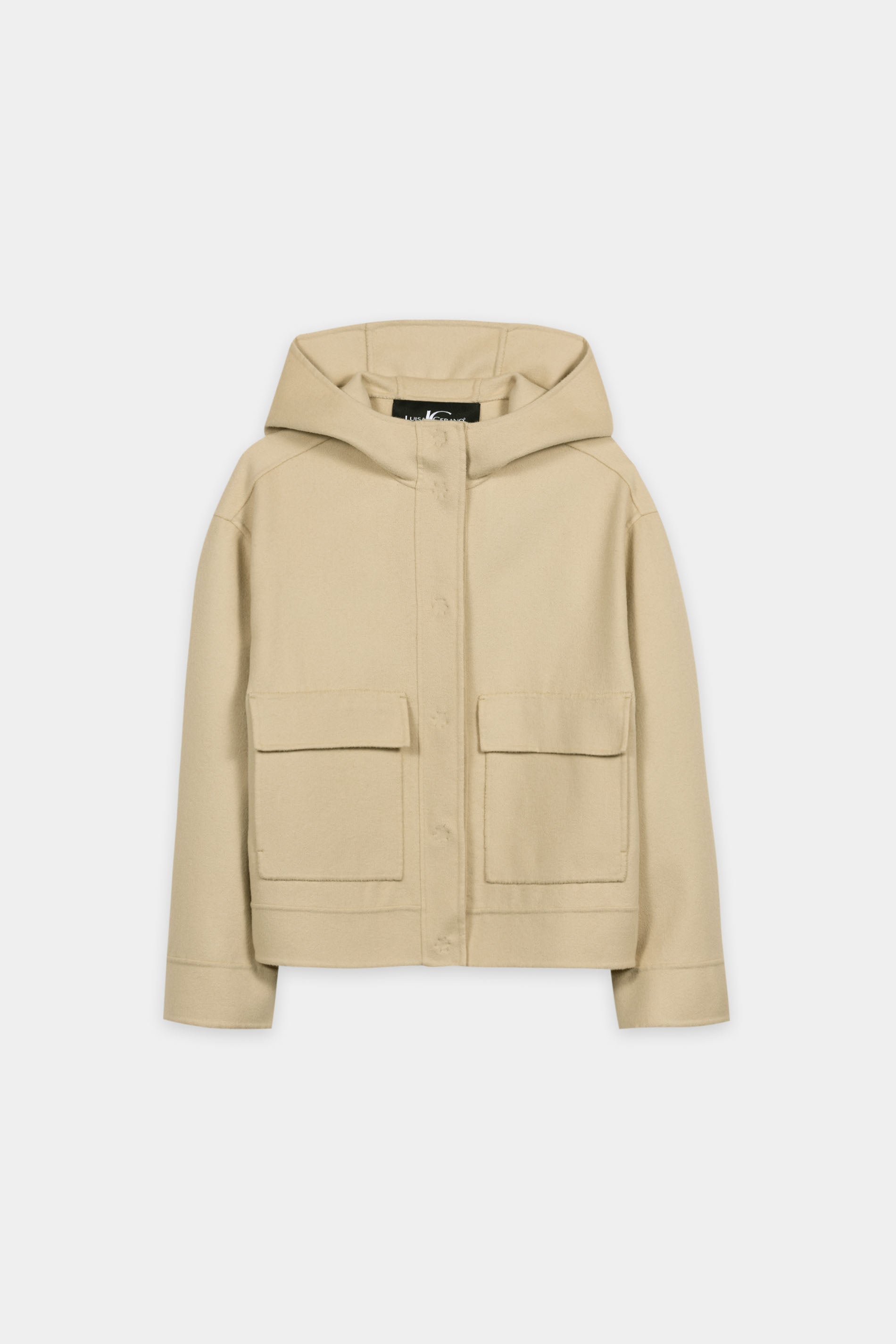 Doubleface-Jacke mit Kapuze - butter yellow - Standard | Artikel Front