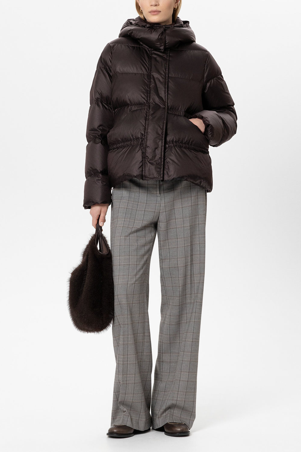 Daunen-Outdoorjacke - truffle - Standard