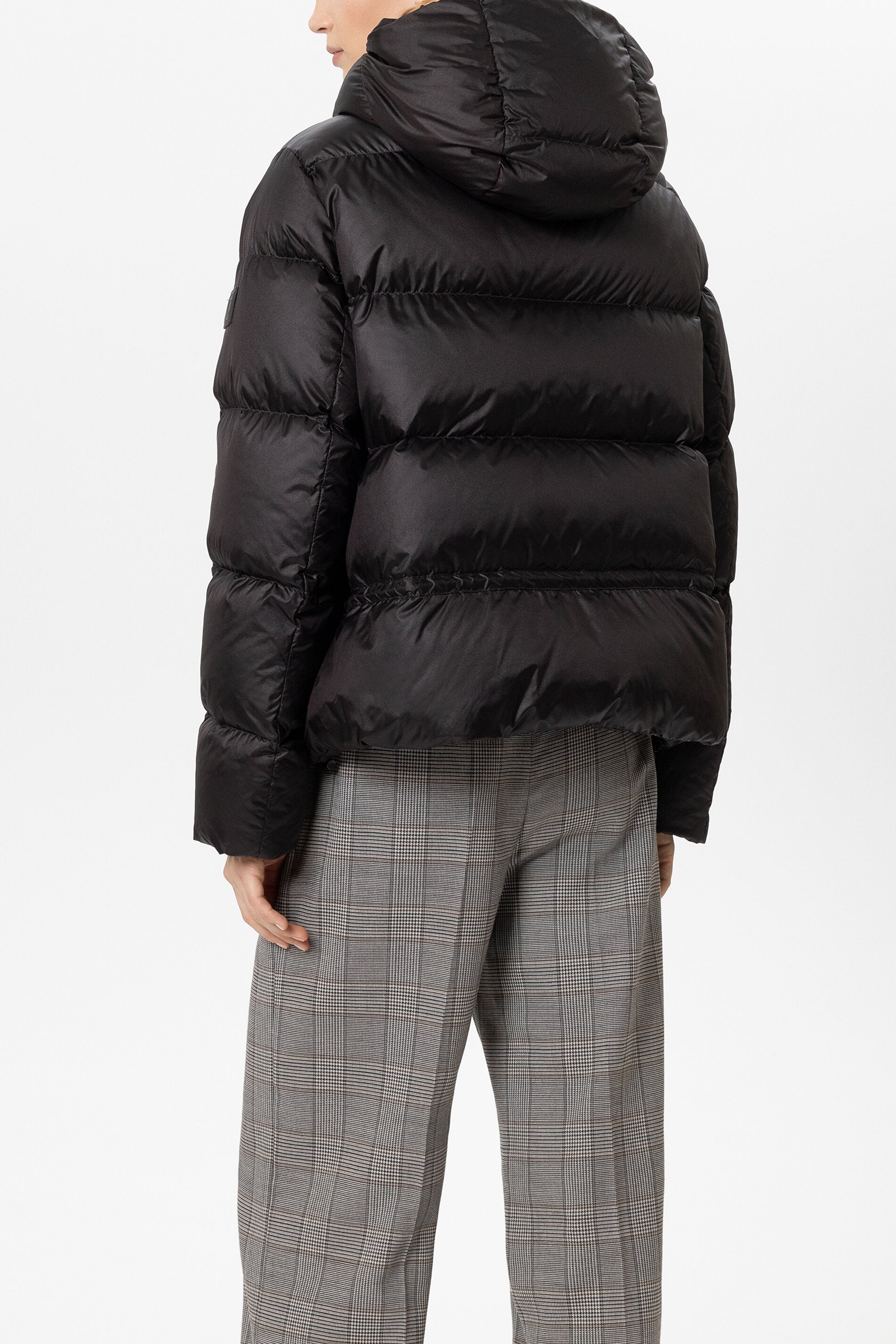 Daunen-Outdoorjacke - truffle - Standard | Model Rück
