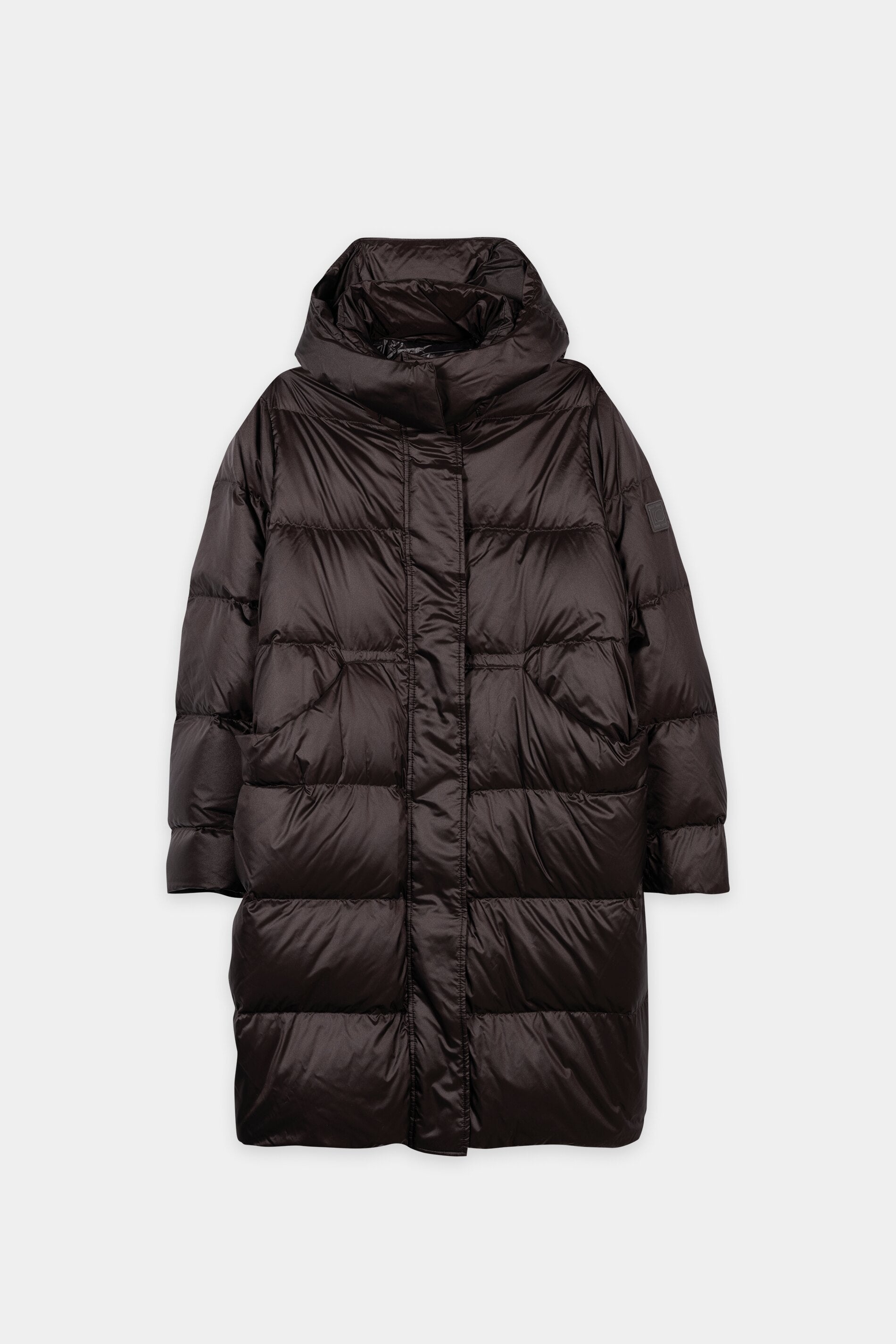 Daunen-Outdoormantel - truffle - Standard | Artikel Front