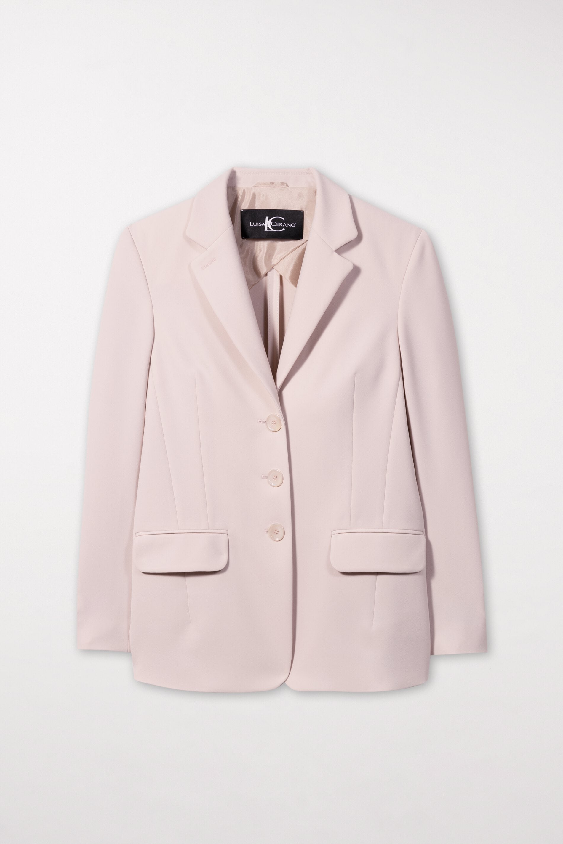 Blazer in Crêpe-Struktur - dusty blush - Standard | Artikel Front