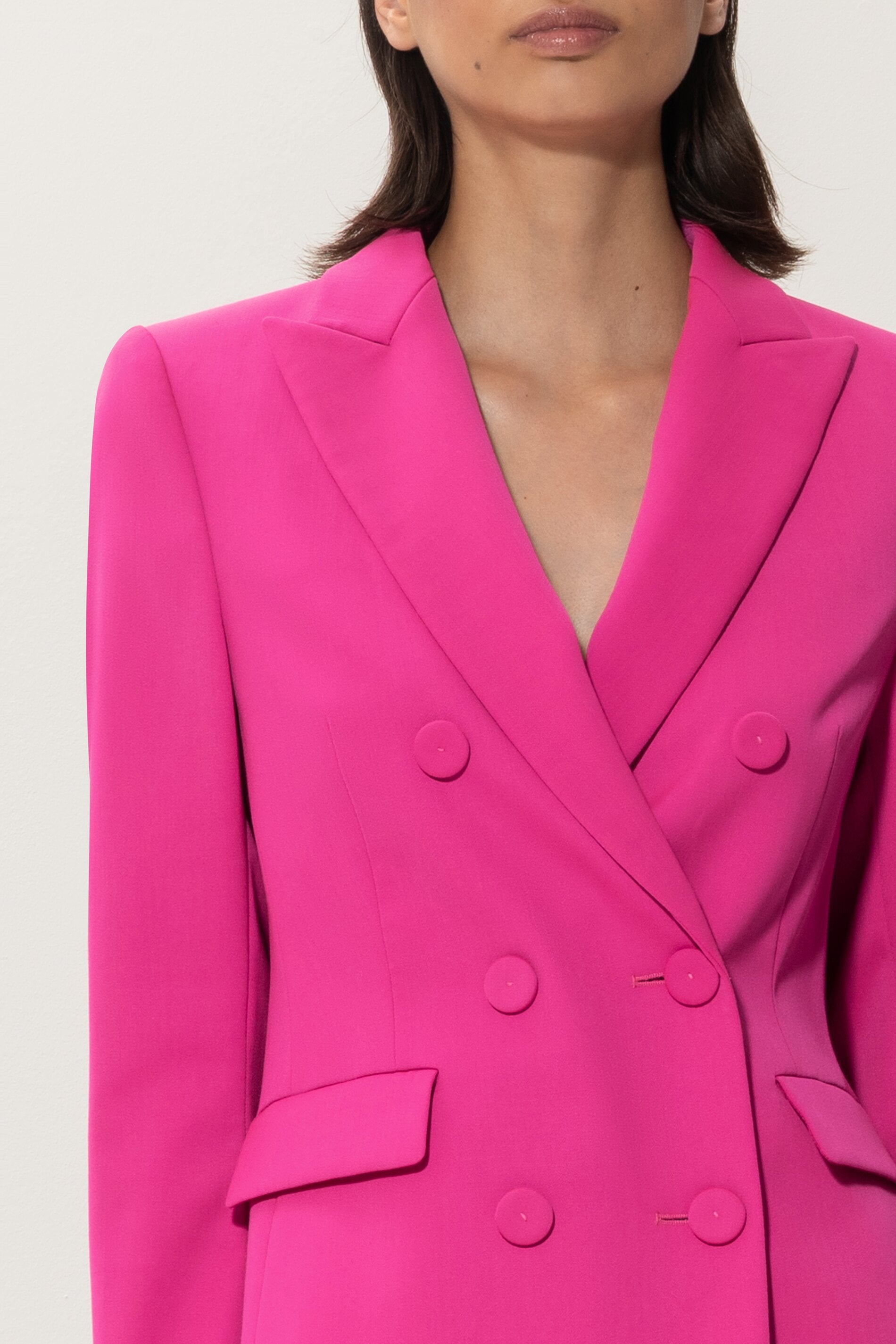 Zweireihiger Blazer - magenta pink - Standard | Model Detail