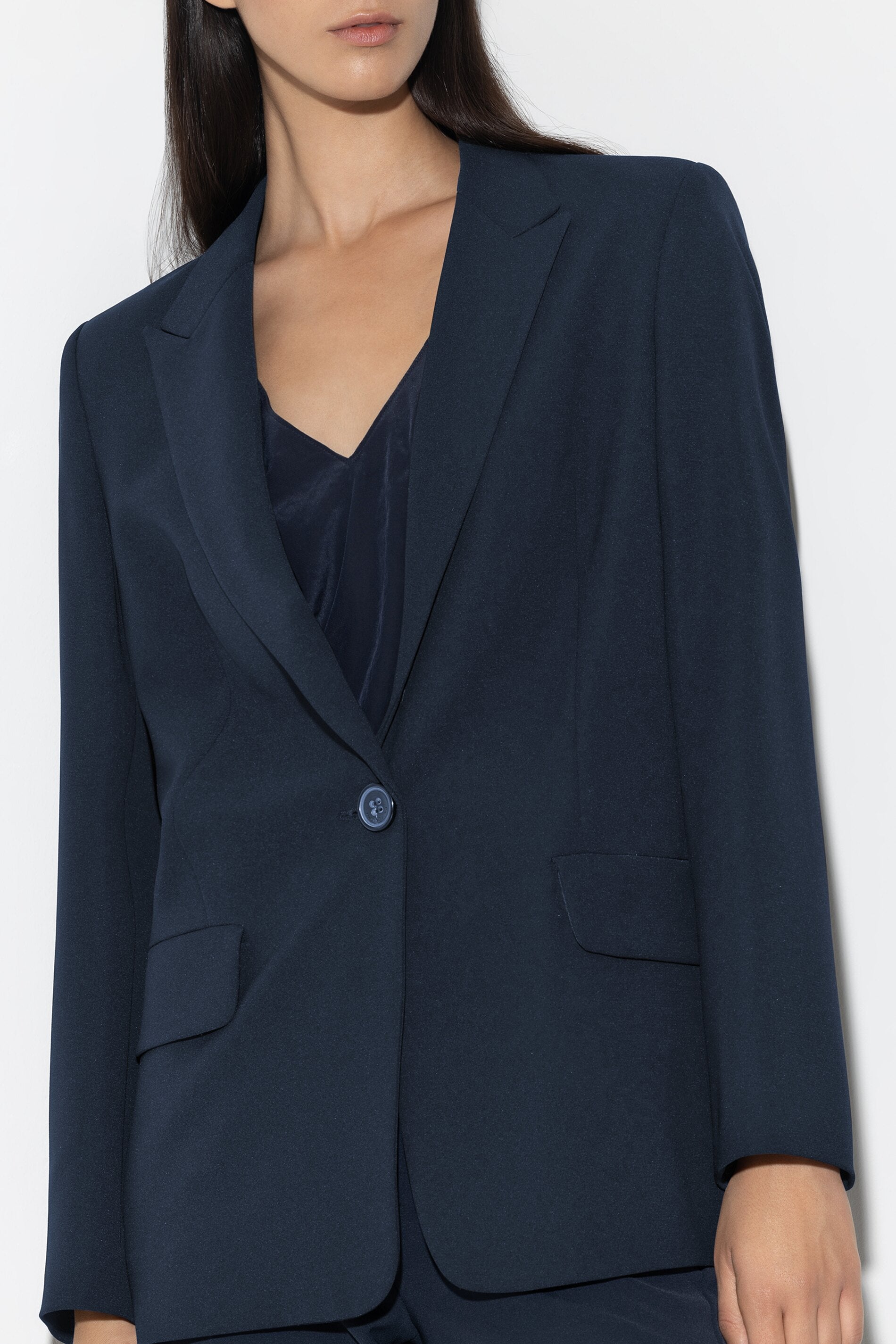 Einknopf-Blazer - dark navy - Standard | Model Detail