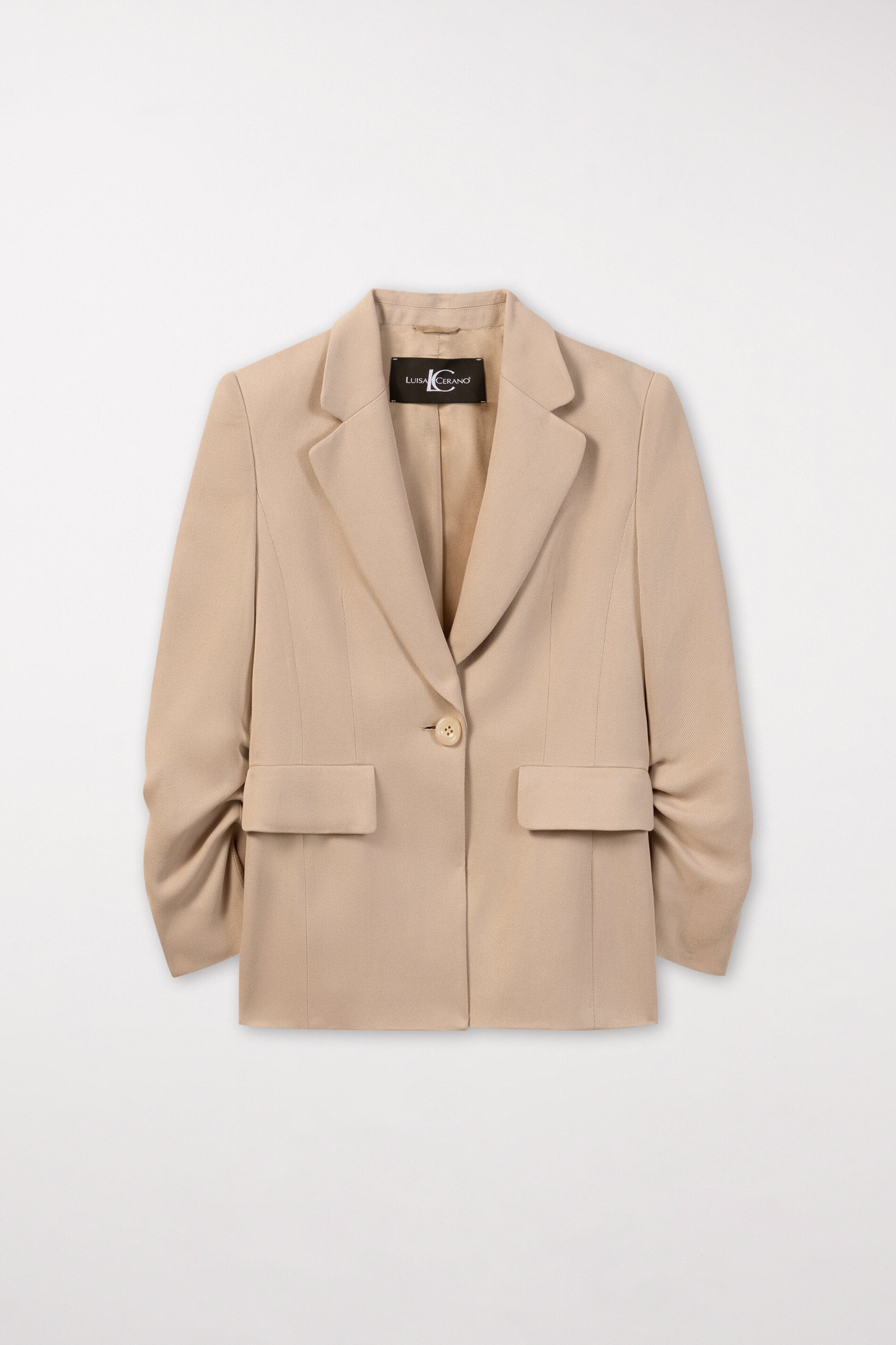 Gabardine-Blazer - cashew - Standard | Artikel Front