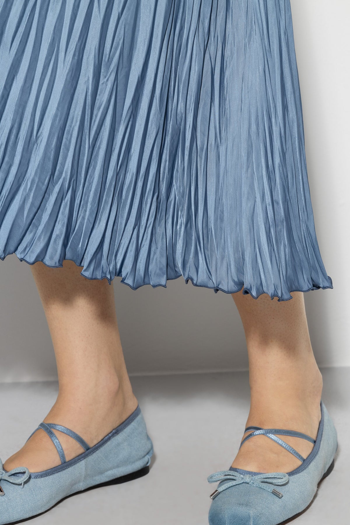 Crash-Plissee-Rock - smoky blue - Standard | Model Detail