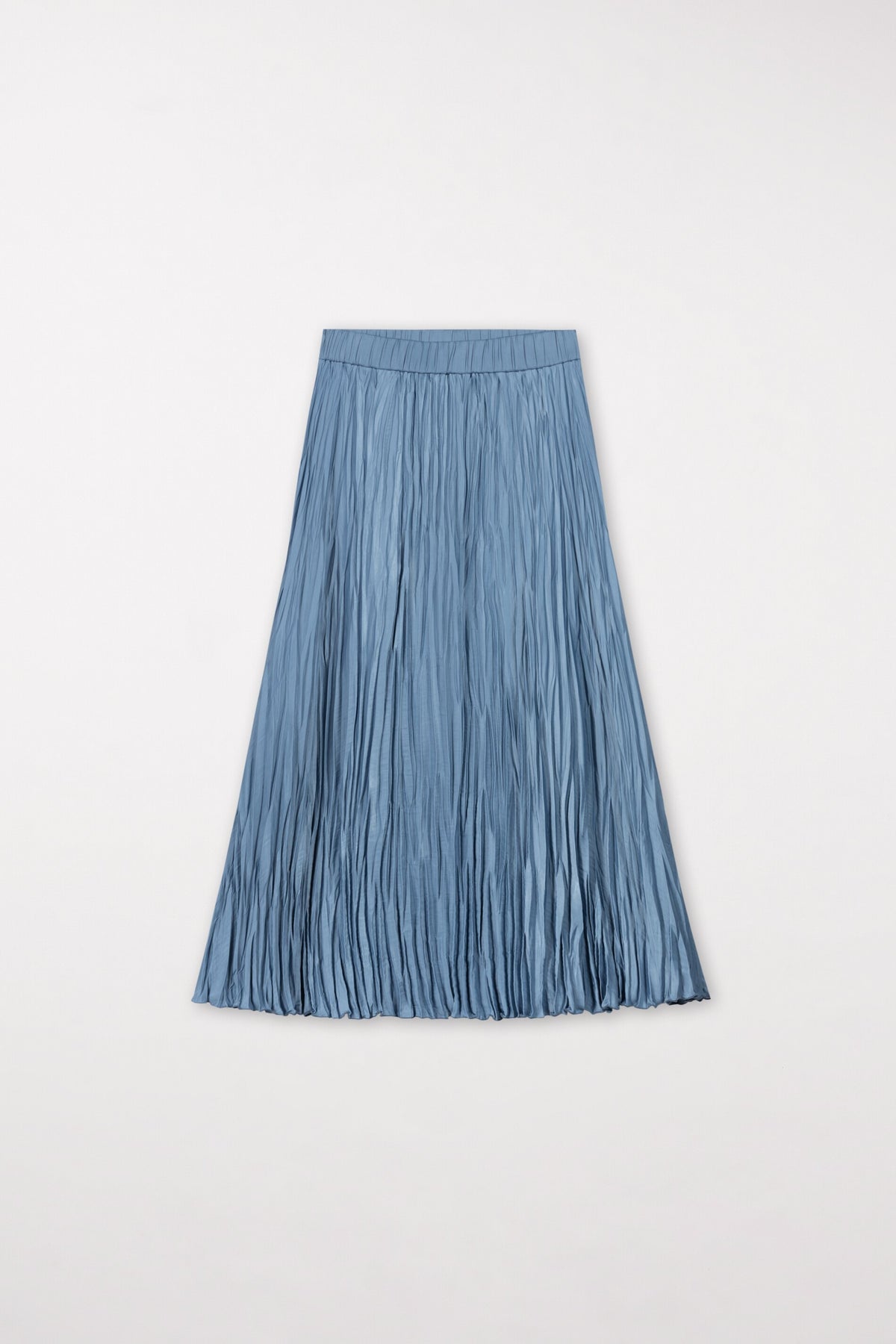 Crash-Plissee-Rock - smoky blue - Standard | Artikel Front
