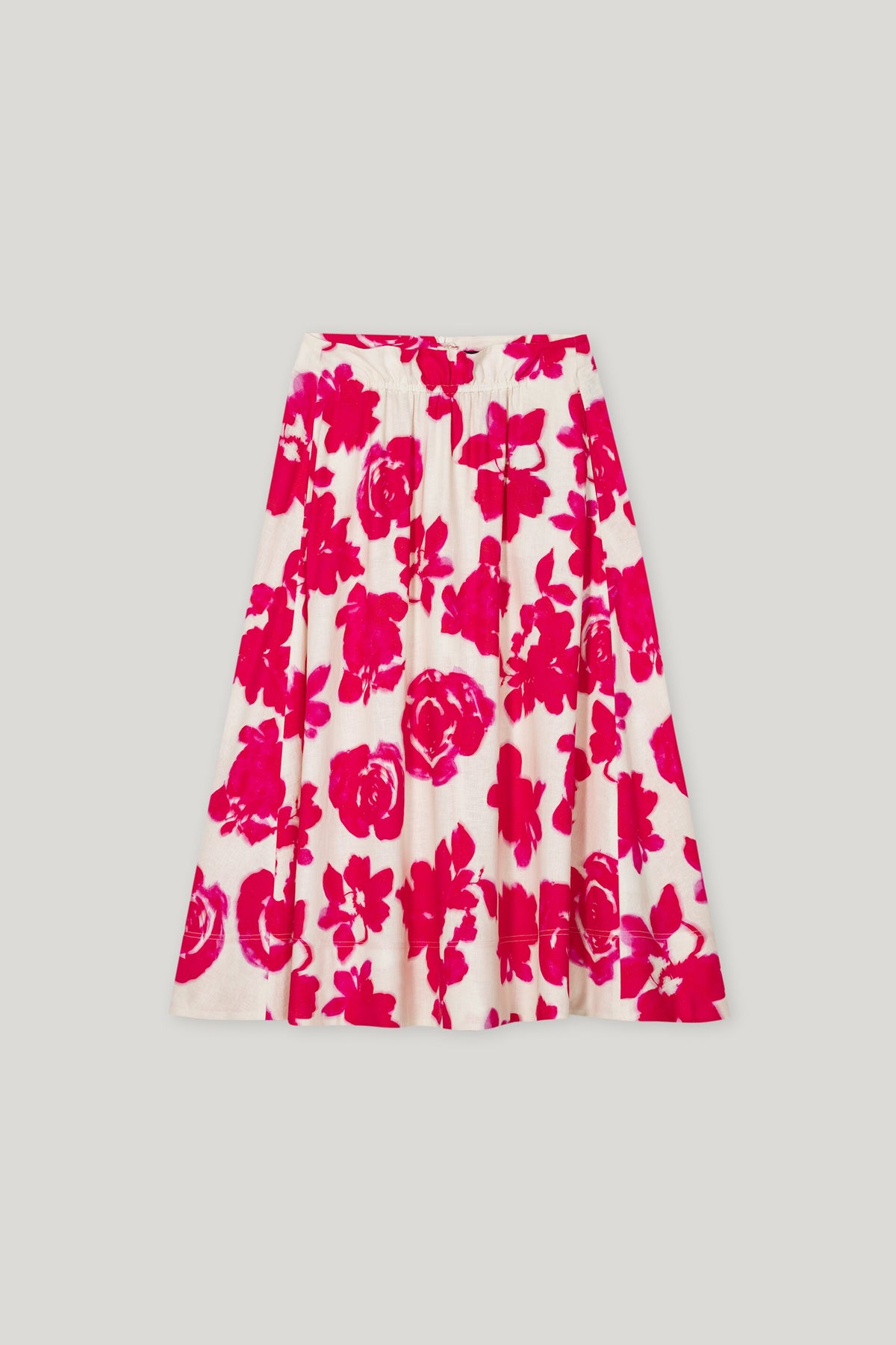 Maxirock mit Flower-Print - blossom pink / multi - Standard | Artikel Front