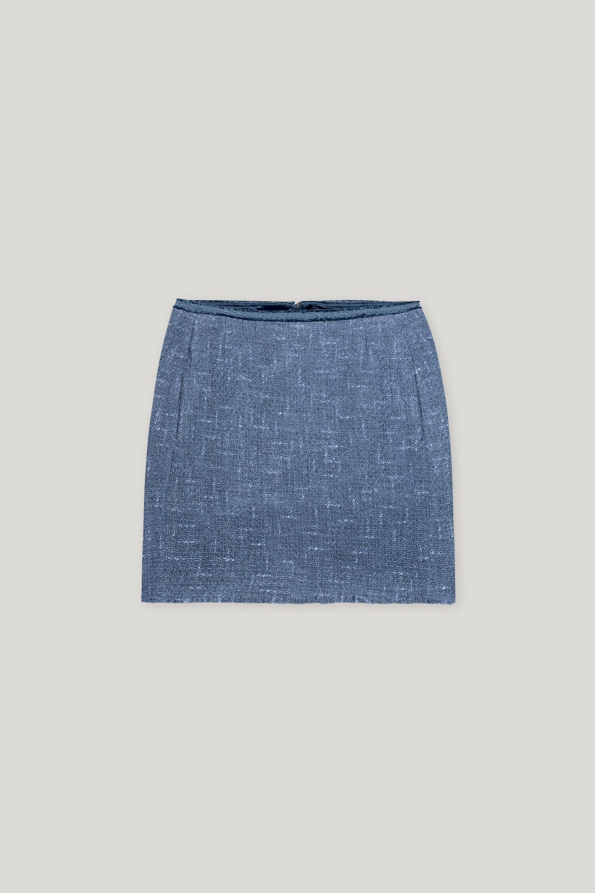 Vintage-Tweedrock - jeans blue - Standard | Artikel Front