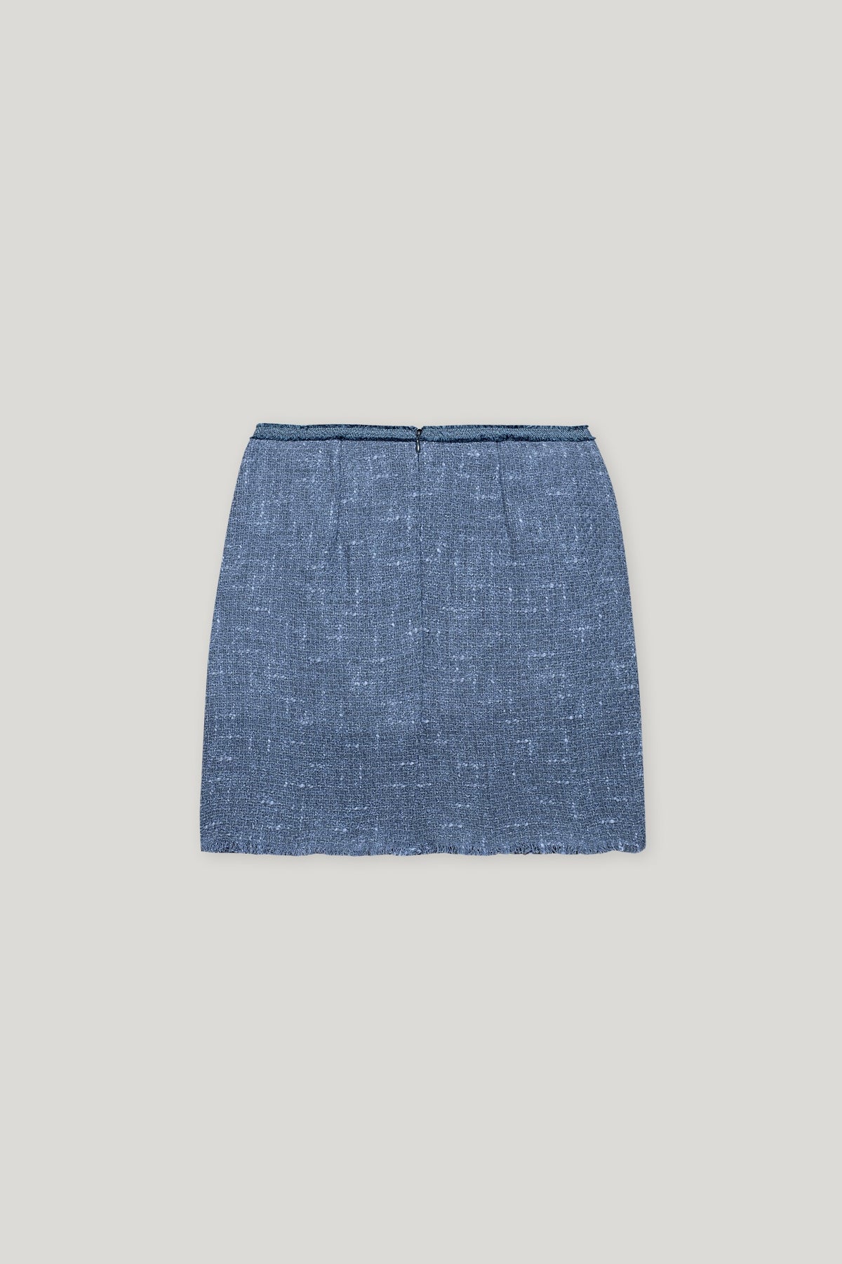 Vintage-Tweedrock - jeans blue - Standard | Artikel Rück