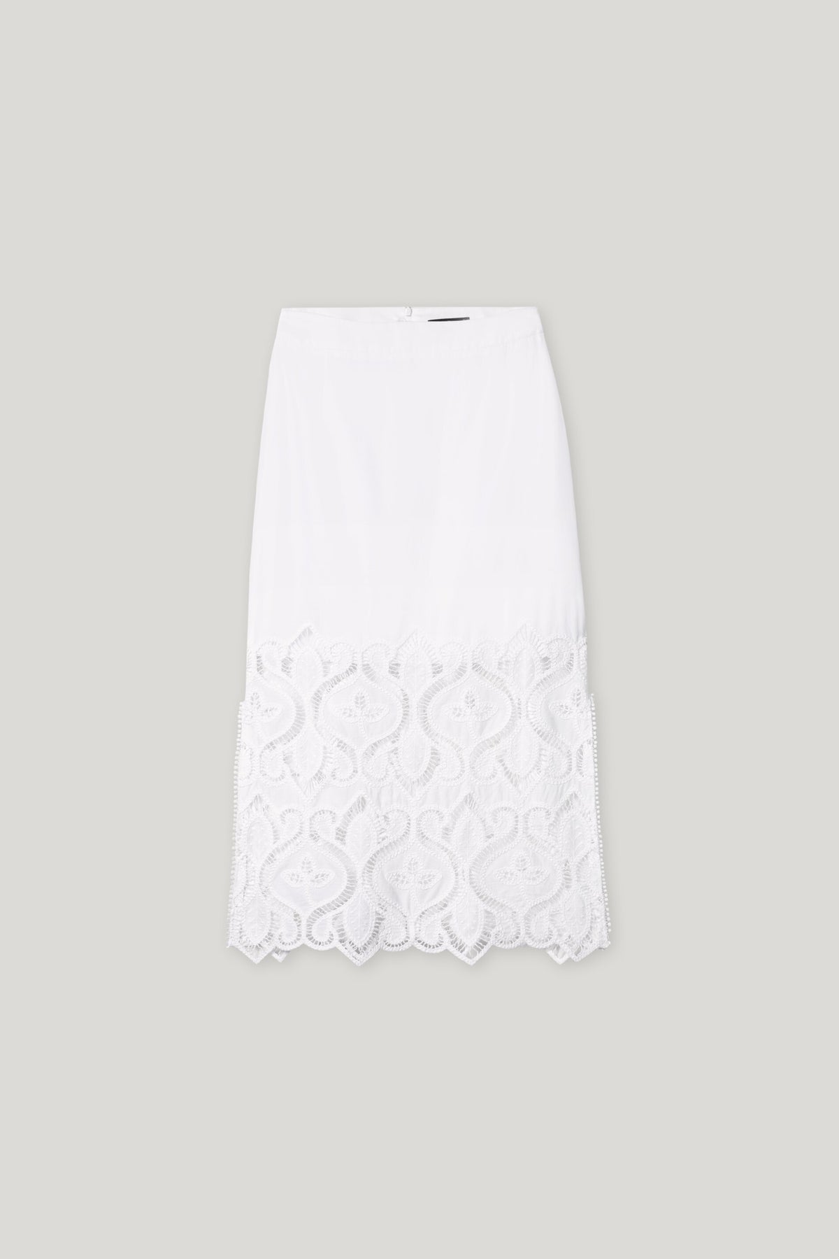 Maxirock mit Lochstickerei - bleached white - Standard | Artikel Front