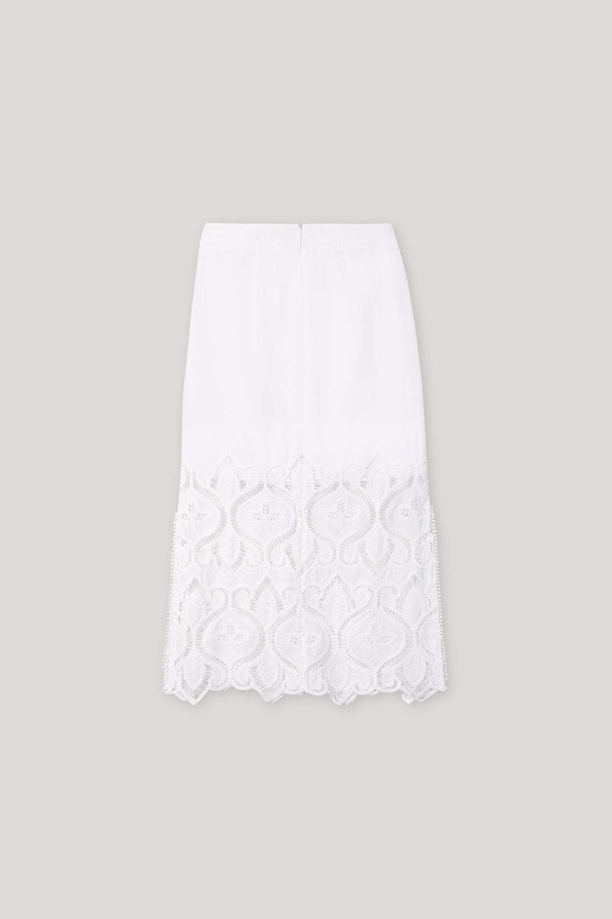 Maxirock mit Lochstickerei - bleached white - Standard | Artikel Rück