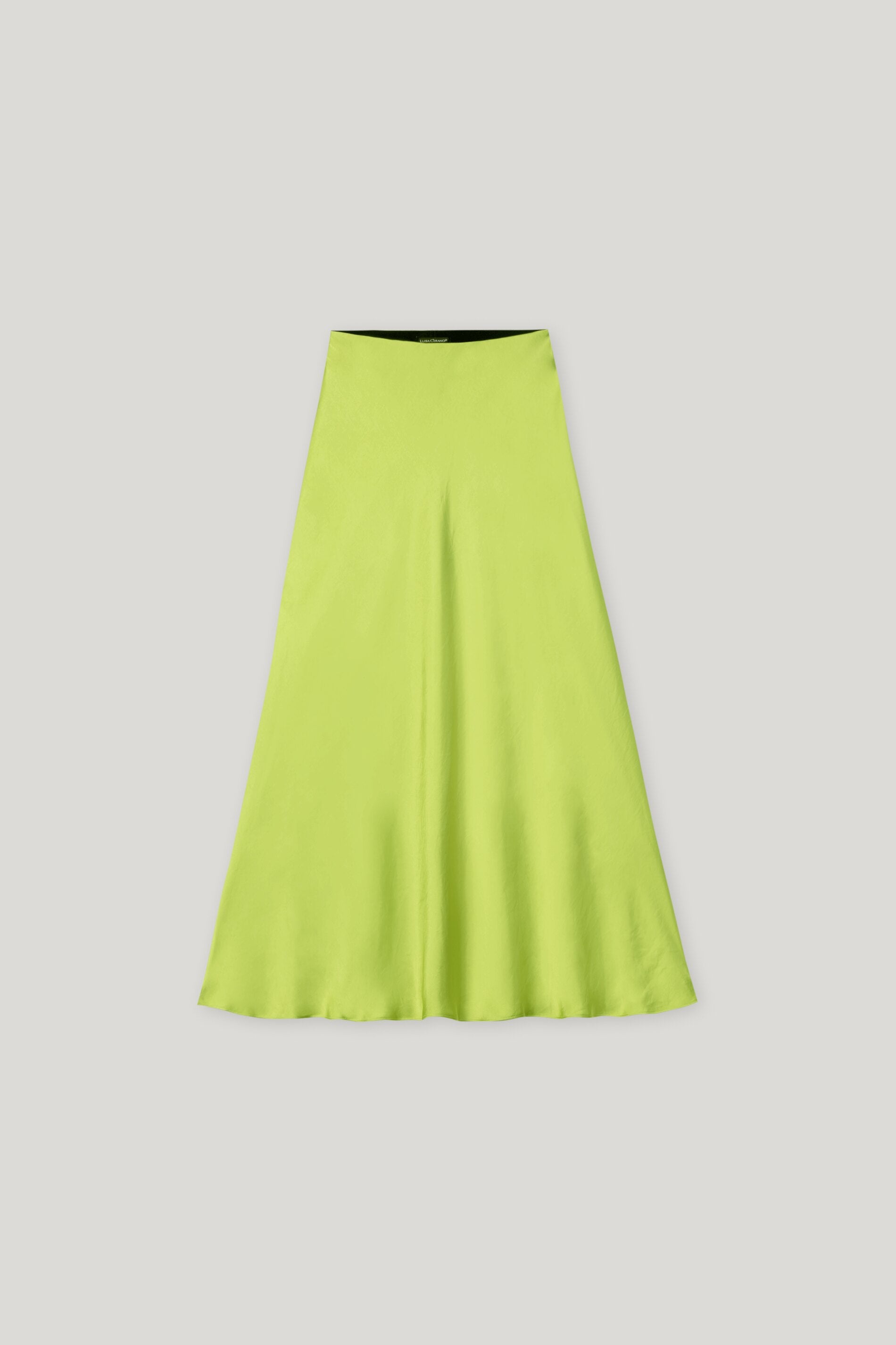 Rock aus Techno-Seide - pea green - Standard | Artikel Front