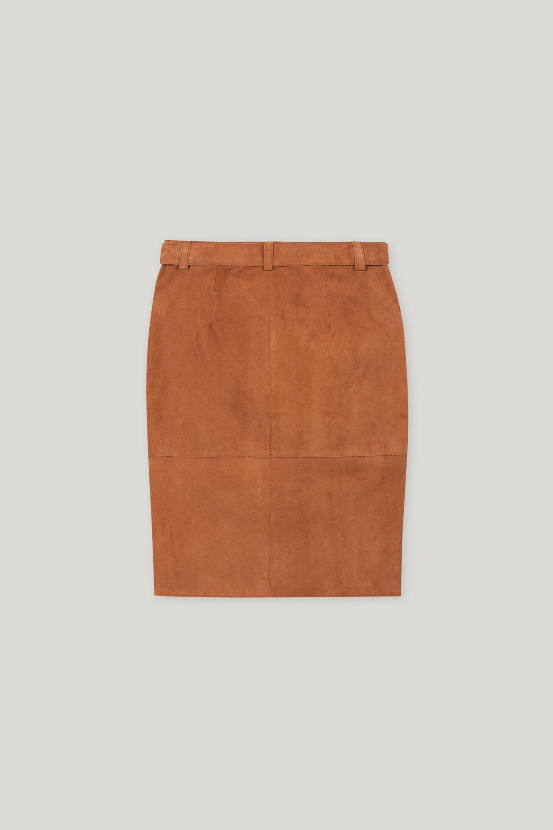 Veloursleder-Cargorock - cinnamon - Standard | Artikel Rück