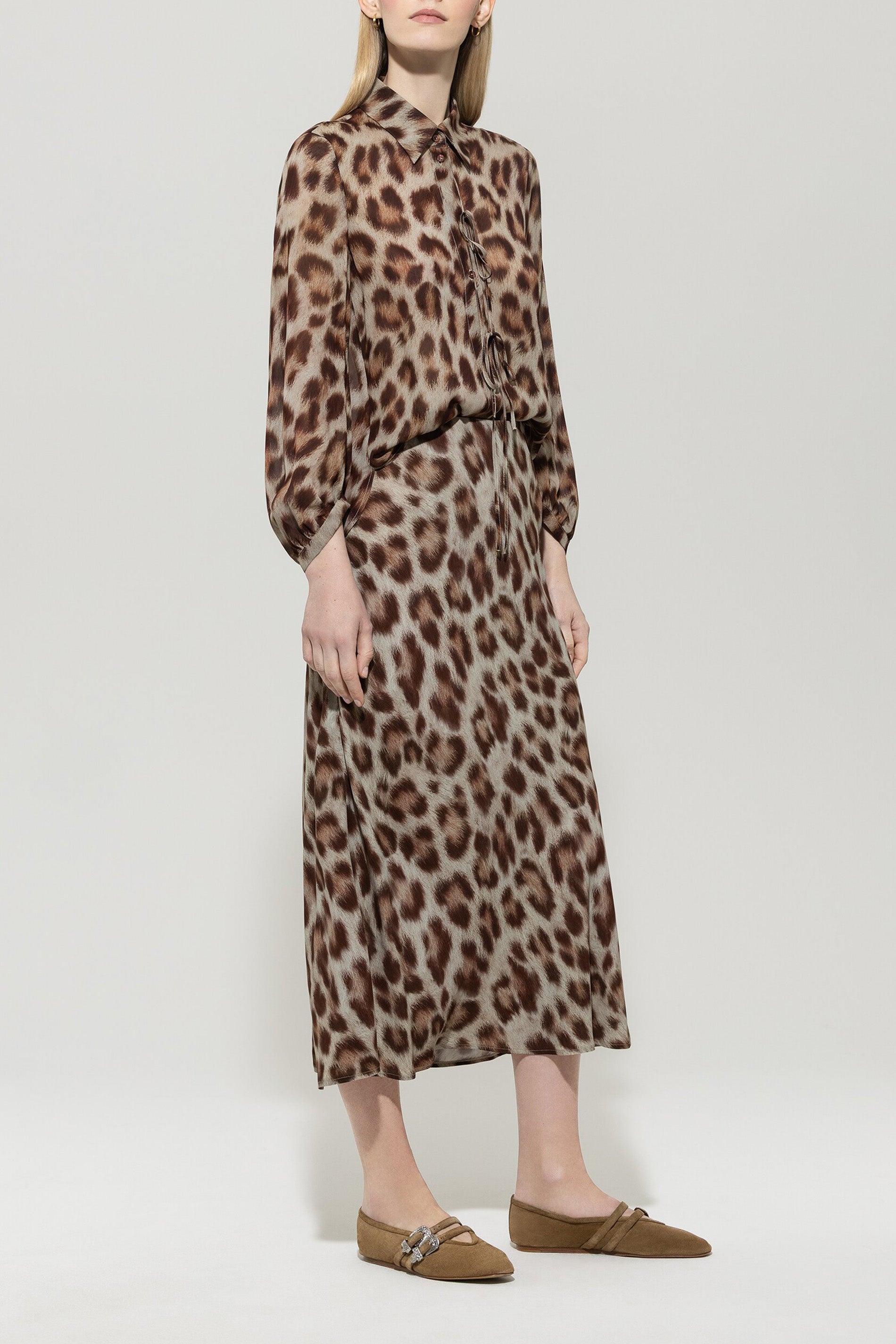 Rock mit Animal-Print - multi - Standard | Model Front