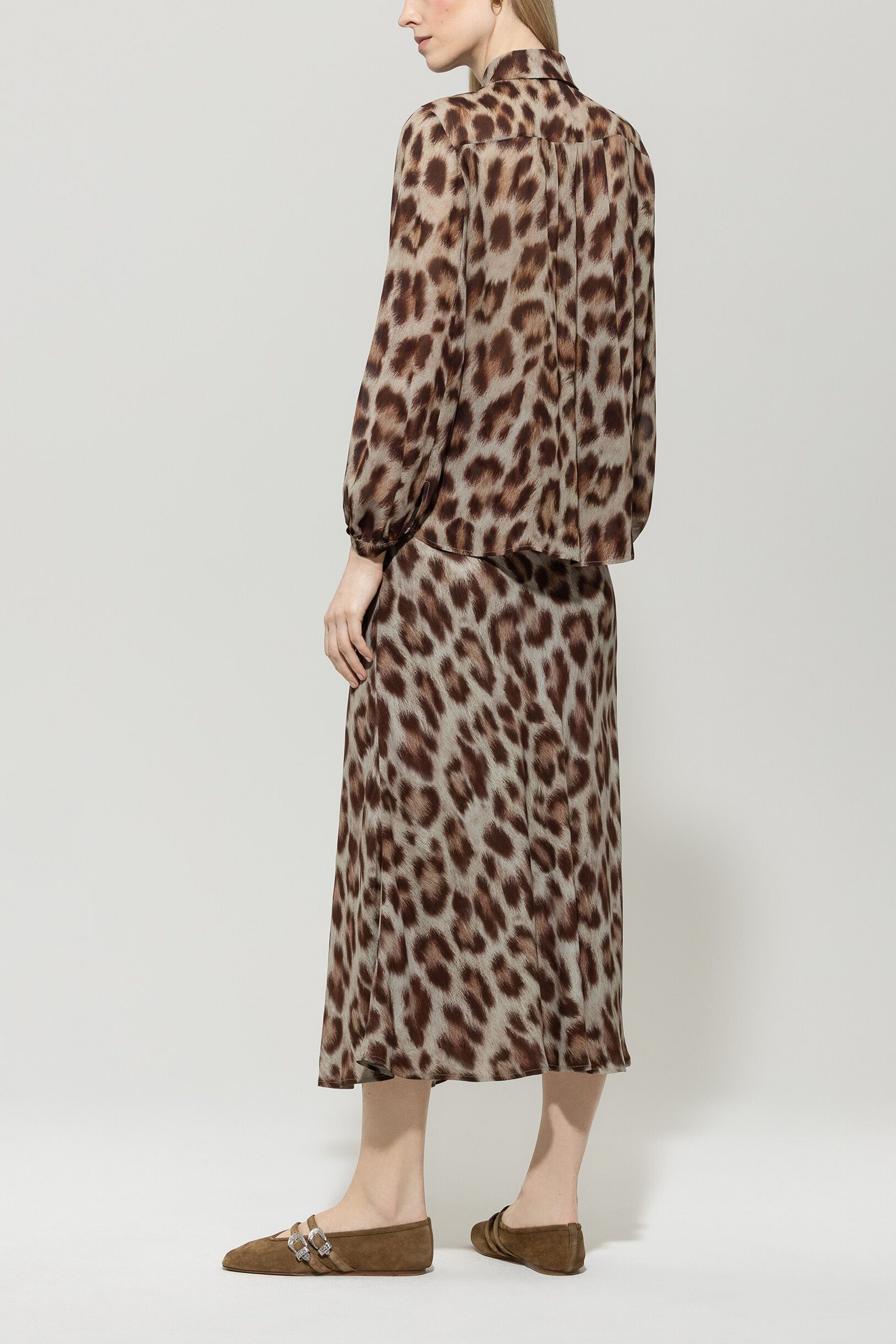 Rock mit Animal-Print - multi - Standard | Model Rück