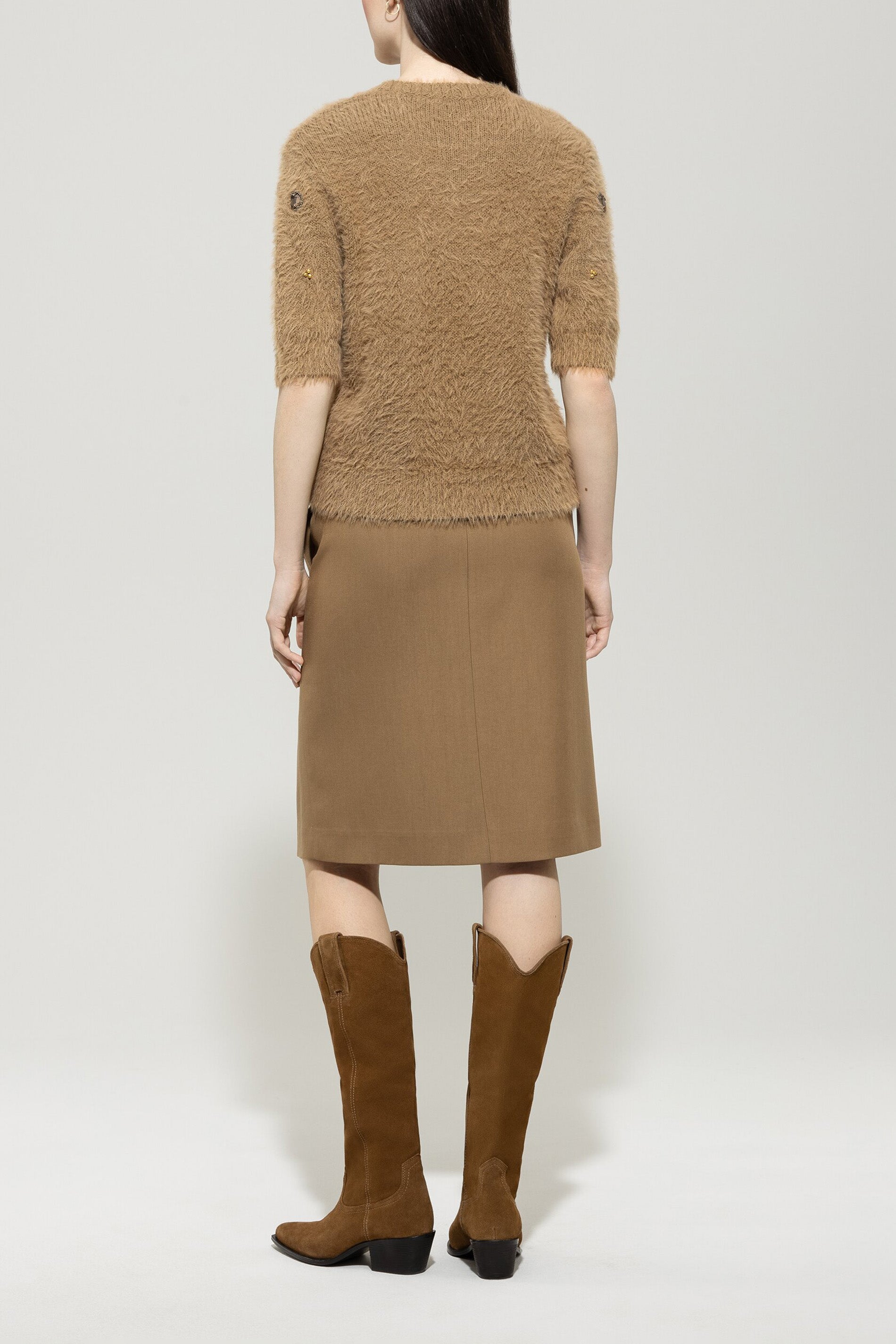 Gabardine-Rock - hanf - Standard | Model Rück