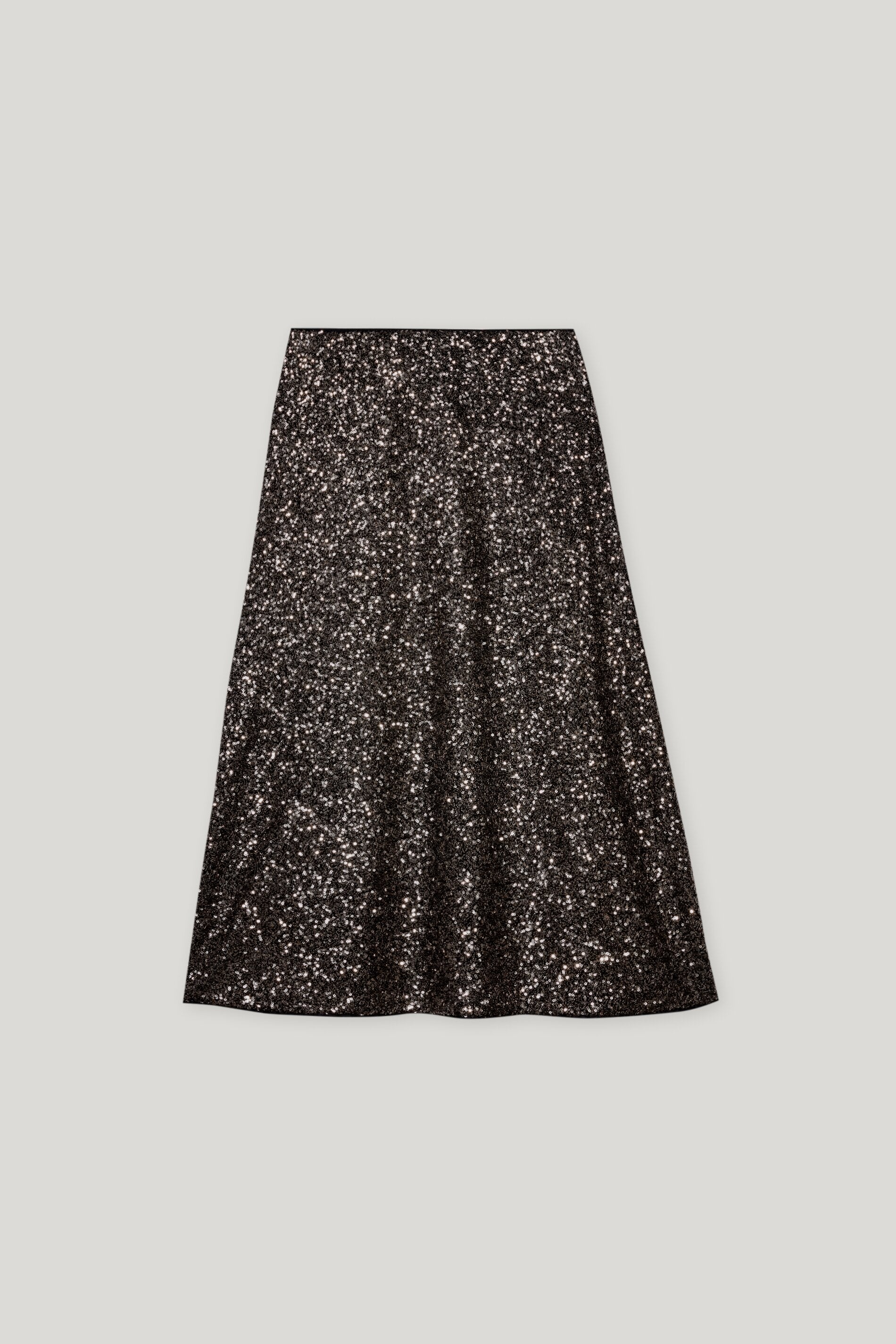 Rock mit Pailletten - urban grey - Standard | Artikel Rück