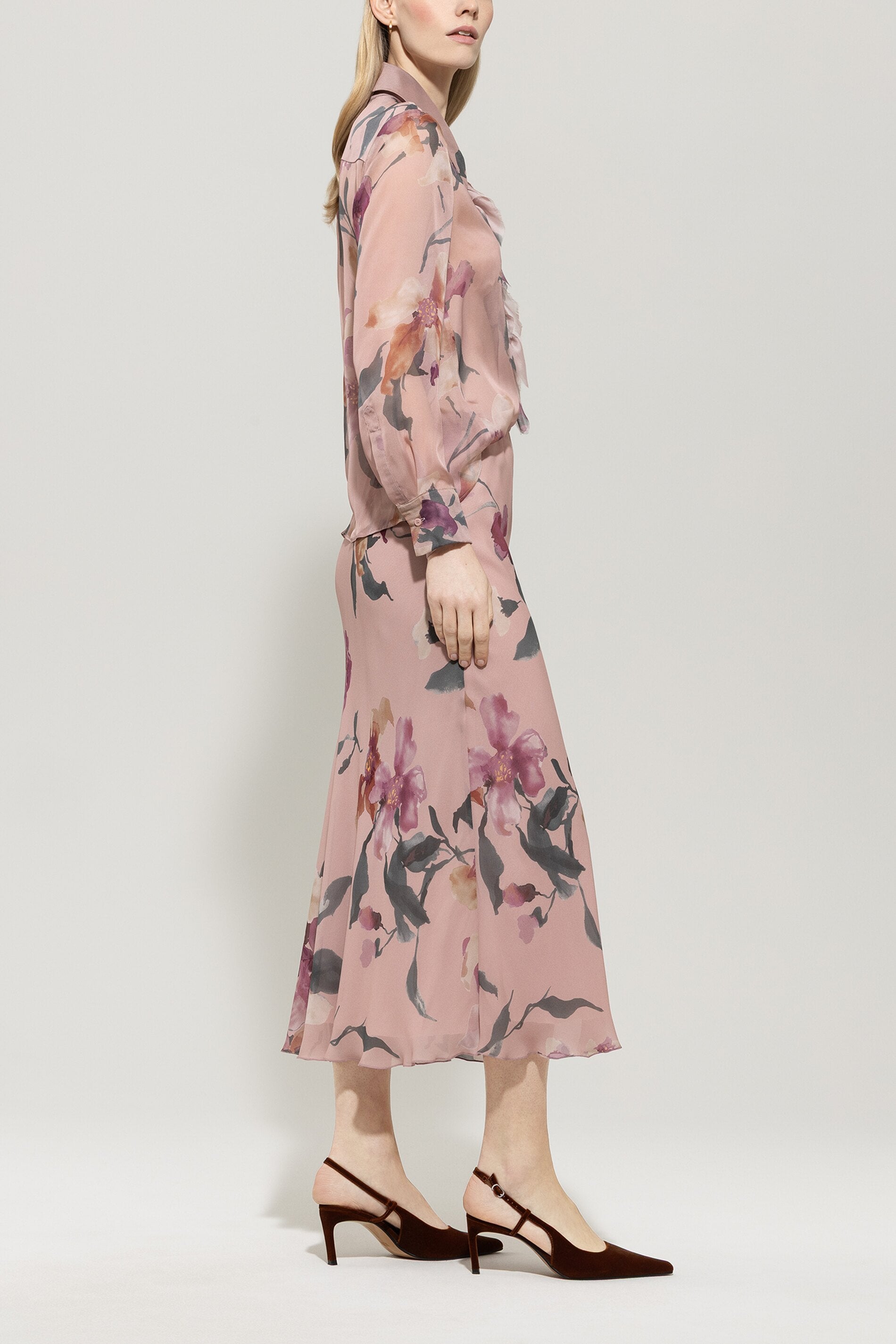 Rock mit Flower-Print - multi - Standard | Model Seite