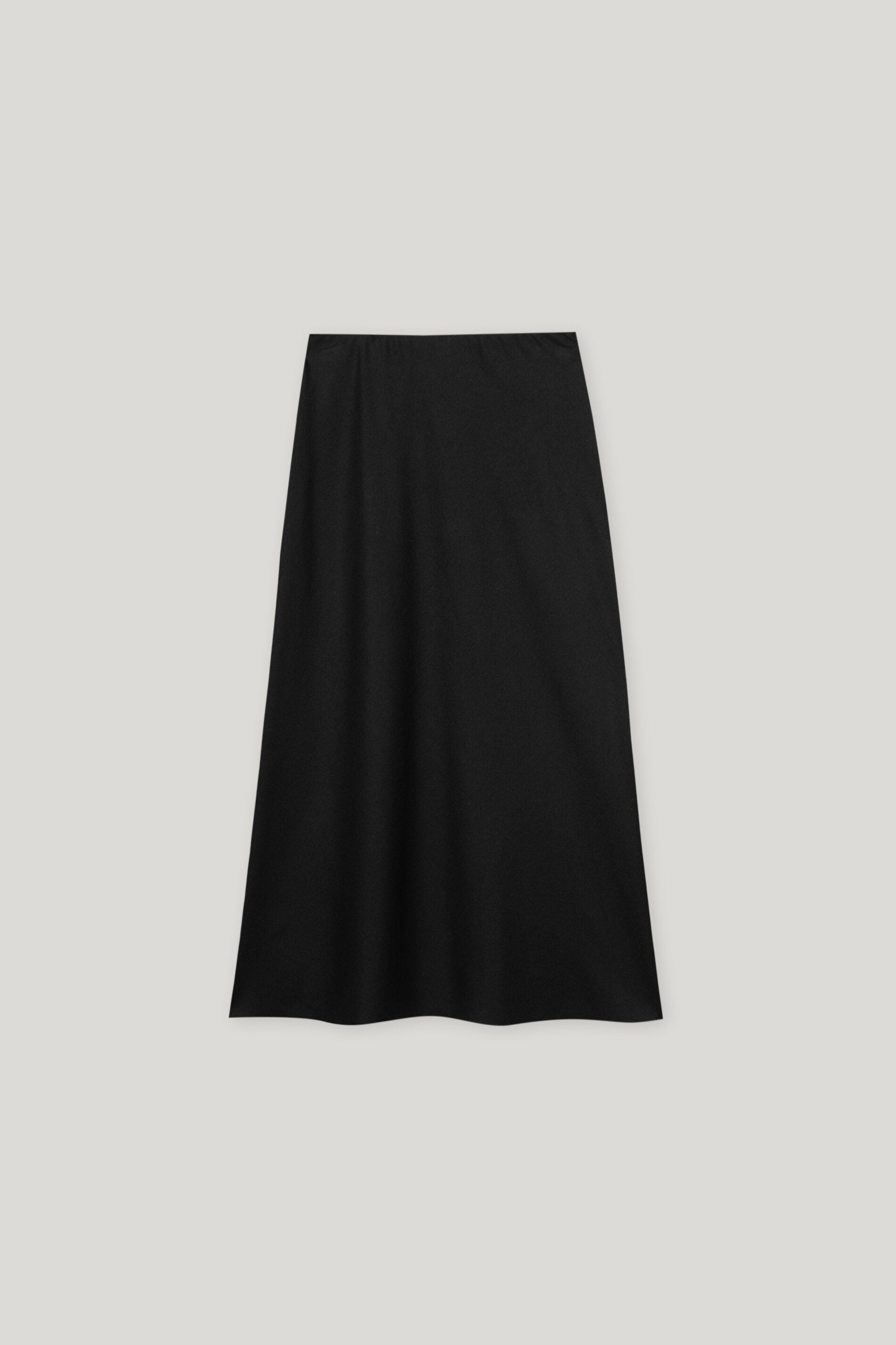 Flanell-Midirock - deep black - Standard | Artikel Rück