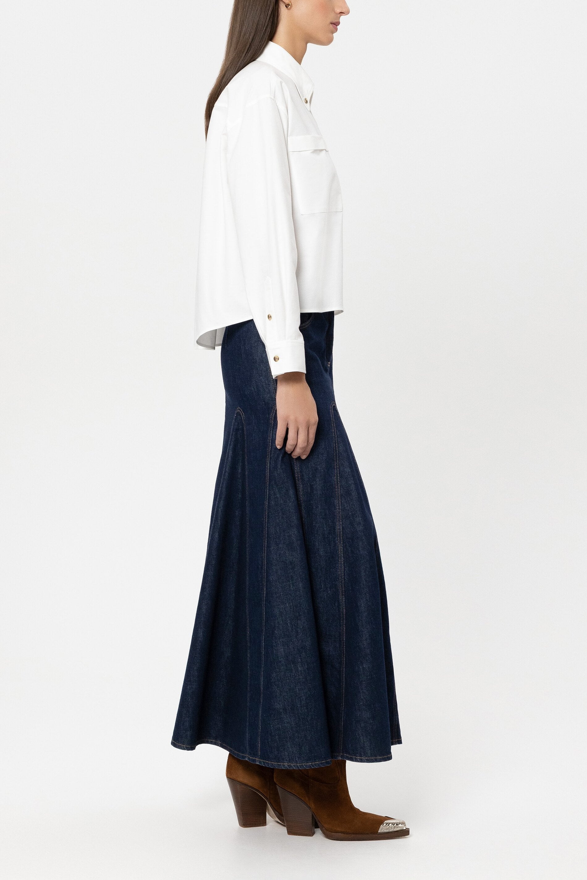 Rock sportiv - denim blue - Standard | Model Seite