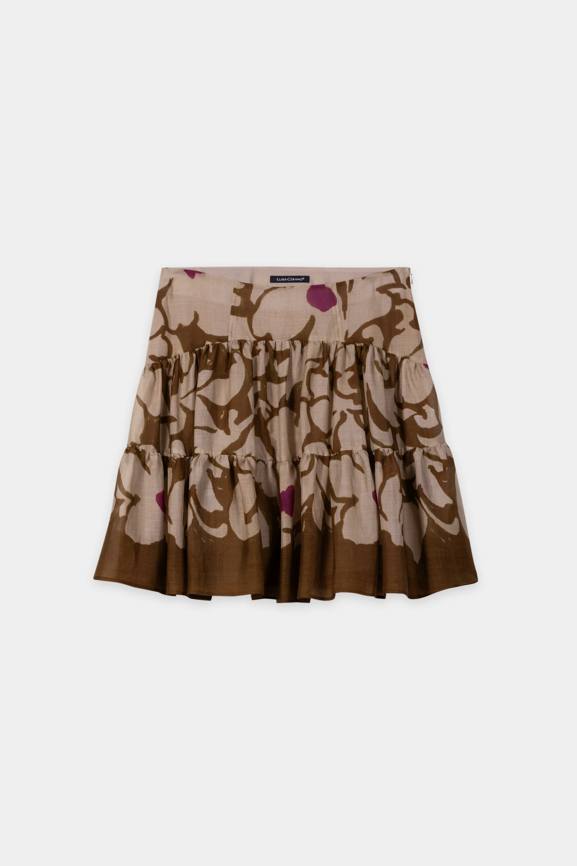 Mini-Rock mit Flower-Print - light terracotta / multi - Standard | Artikel Front